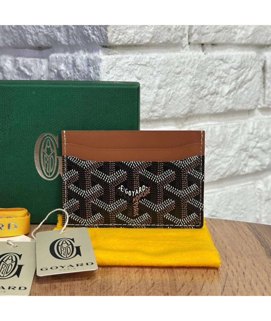 GOYARD Коричневый кардхолдер, фото 2