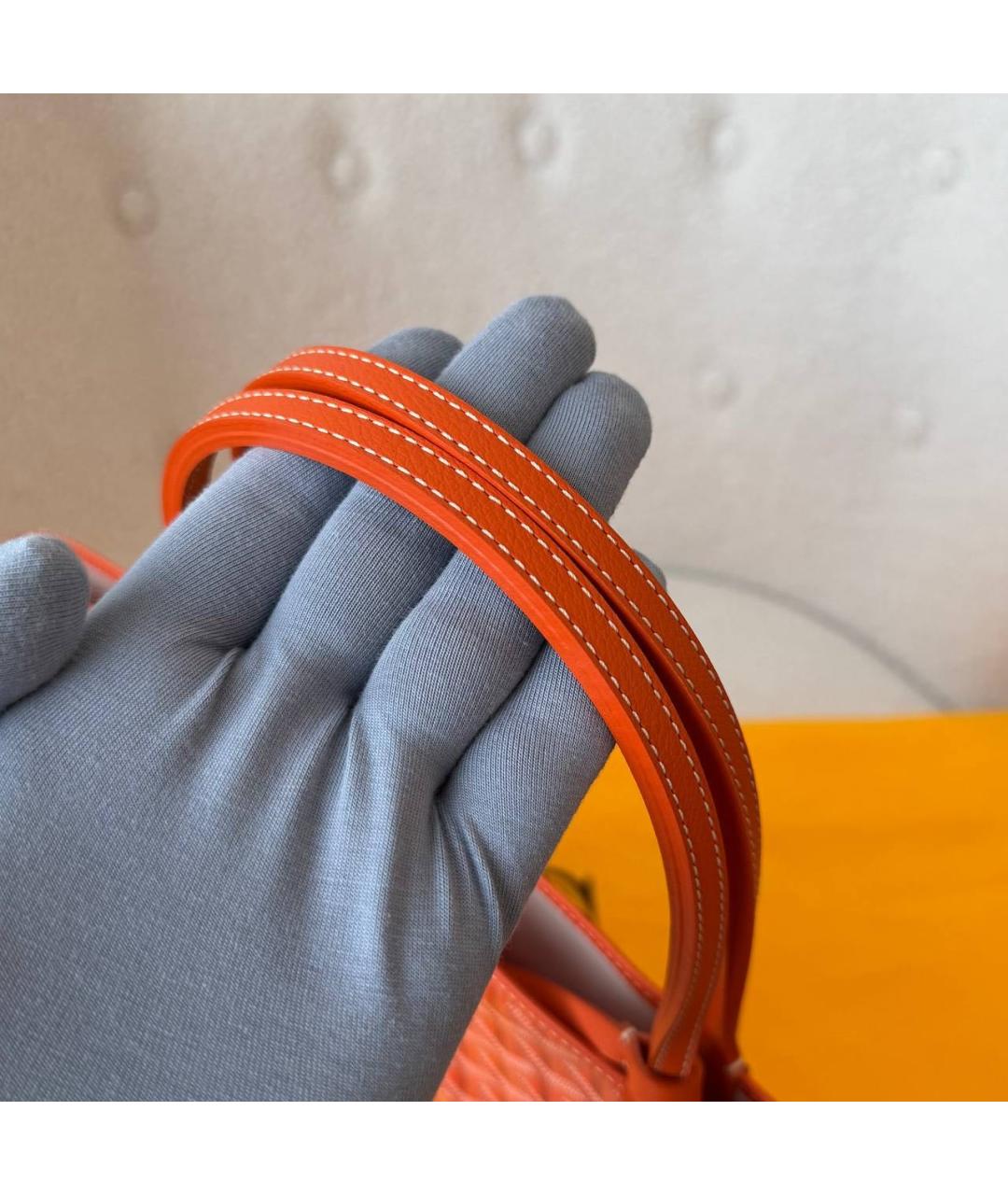 GOYARD Оранжевая сумка тоут, фото 4