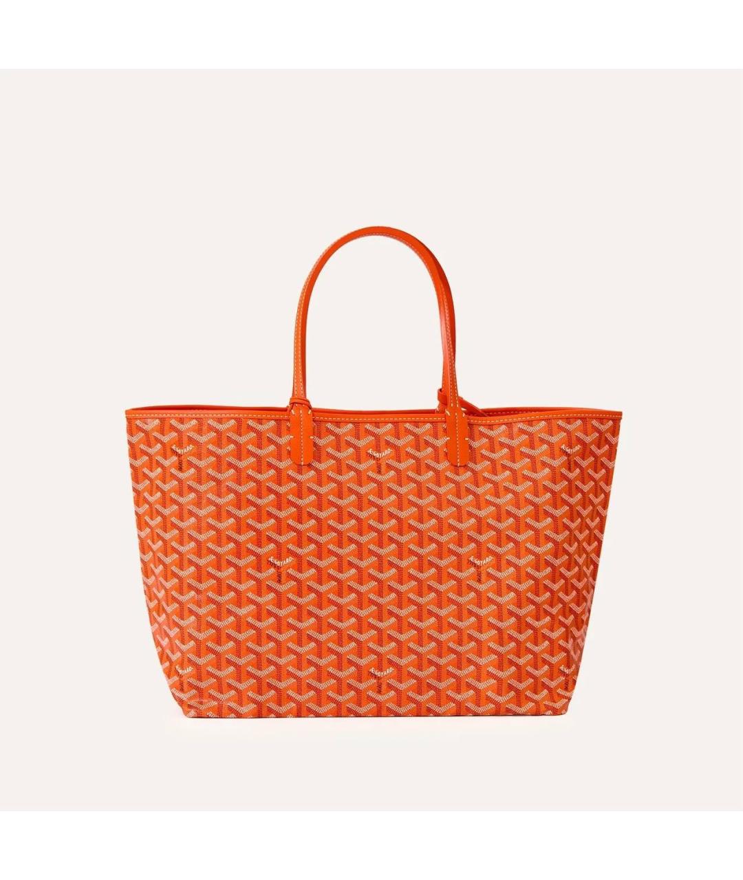 GOYARD Оранжевая сумка тоут, фото 7