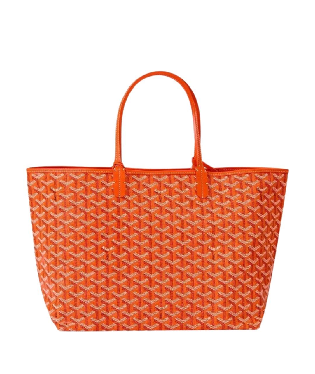 GOYARD Оранжевая сумка тоут, фото 1