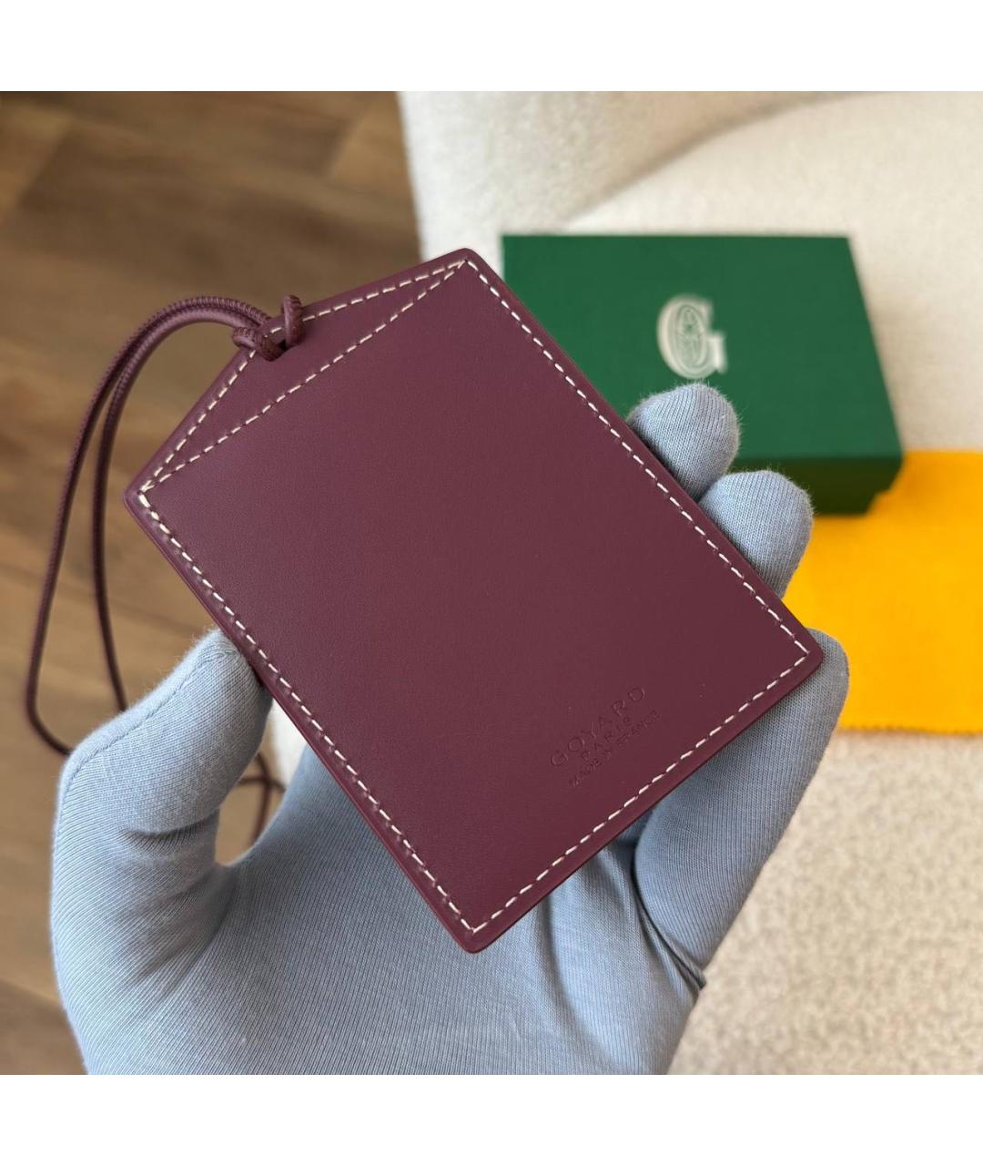GOYARD Красный кардхолдер, фото 4