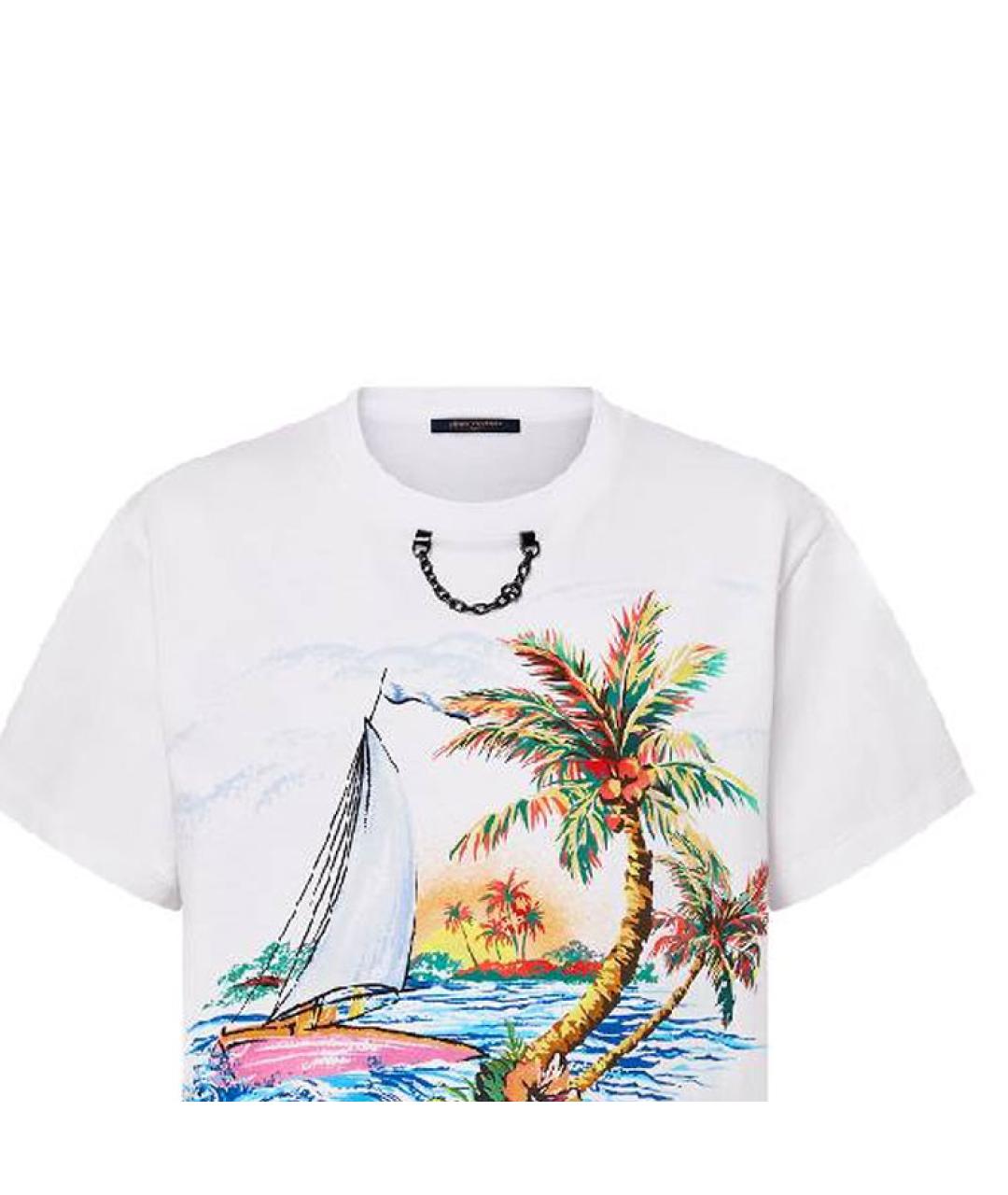 LOUIS VUITTON Белая футболка, фото 2