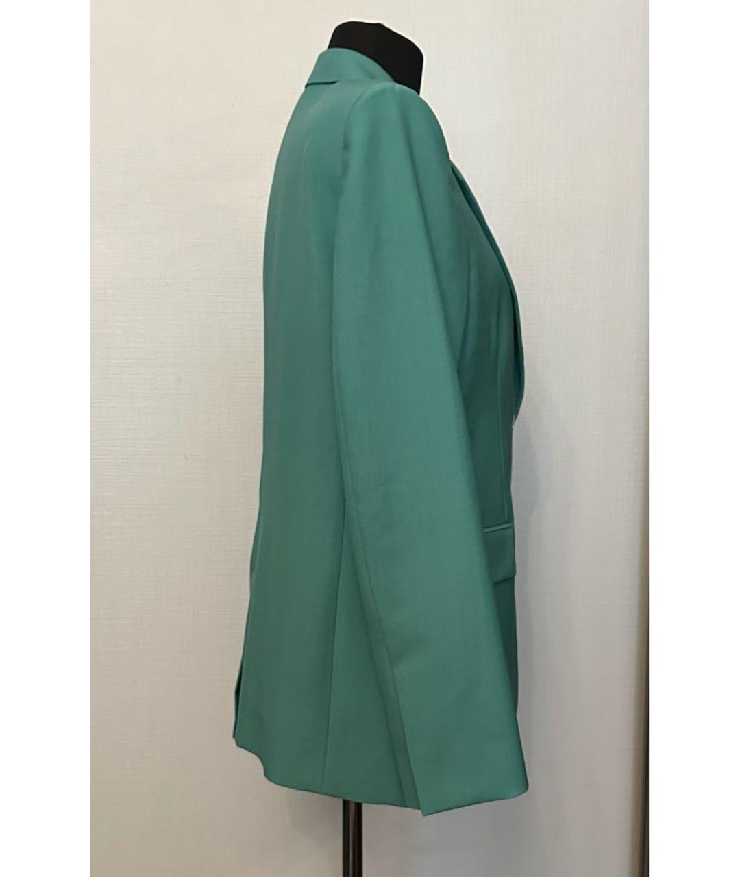 LANVIN Зеленый шерстяной жакет/пиджак, фото 8