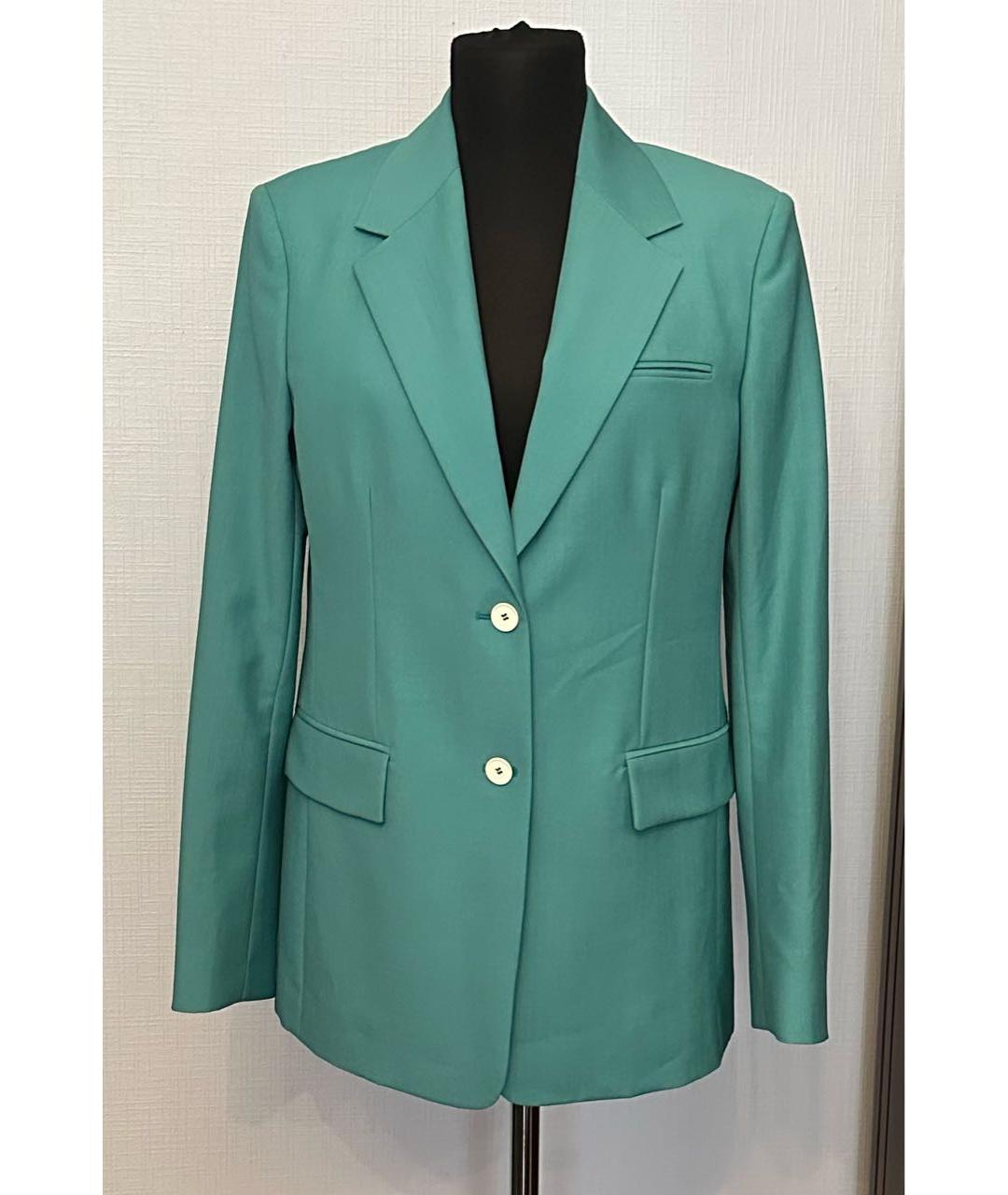 LANVIN Зеленый шерстяной жакет/пиджак, фото 9