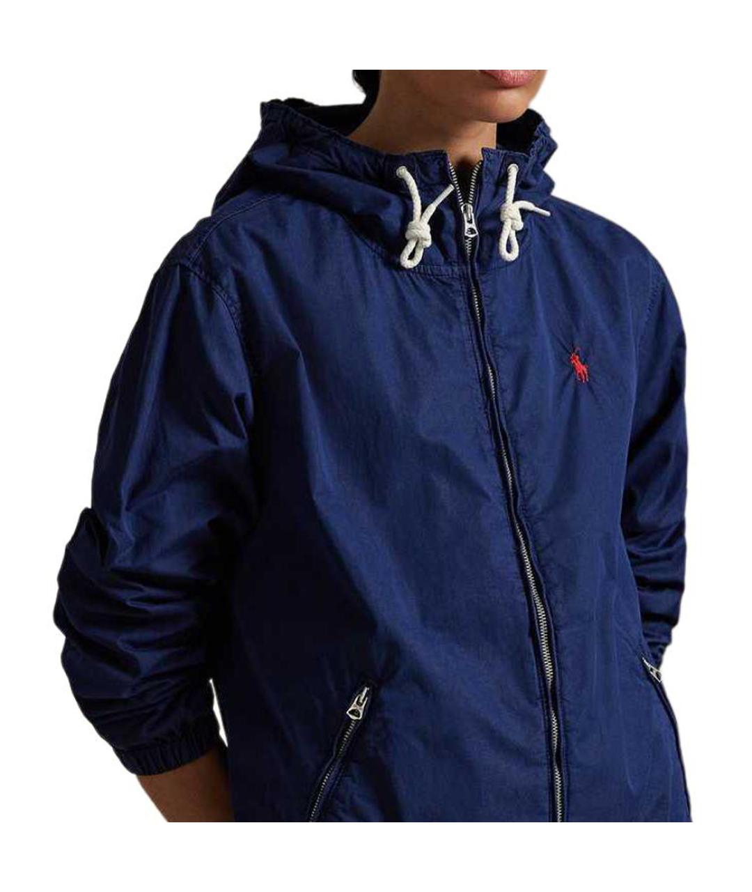 POLO RALPH LAUREN Синяя полиамидовая куртка, фото 5