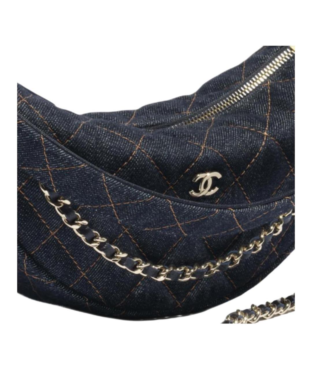 CHANEL Синяя сумка через плечо, фото 5