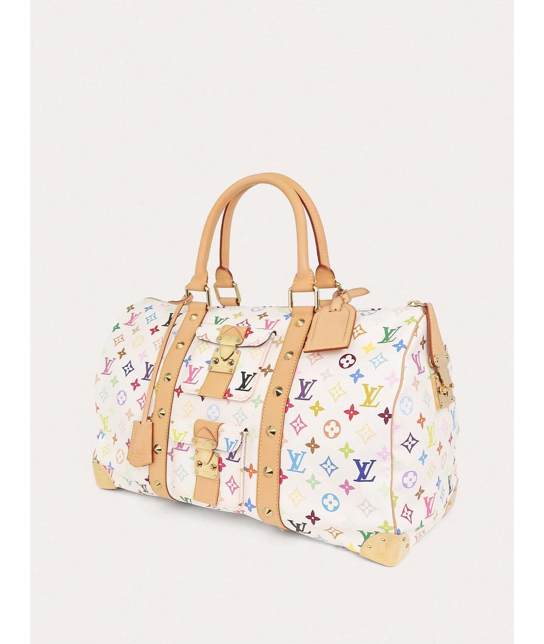 LOUIS VUITTON Белая дорожная/спортивная сумка, фото 2