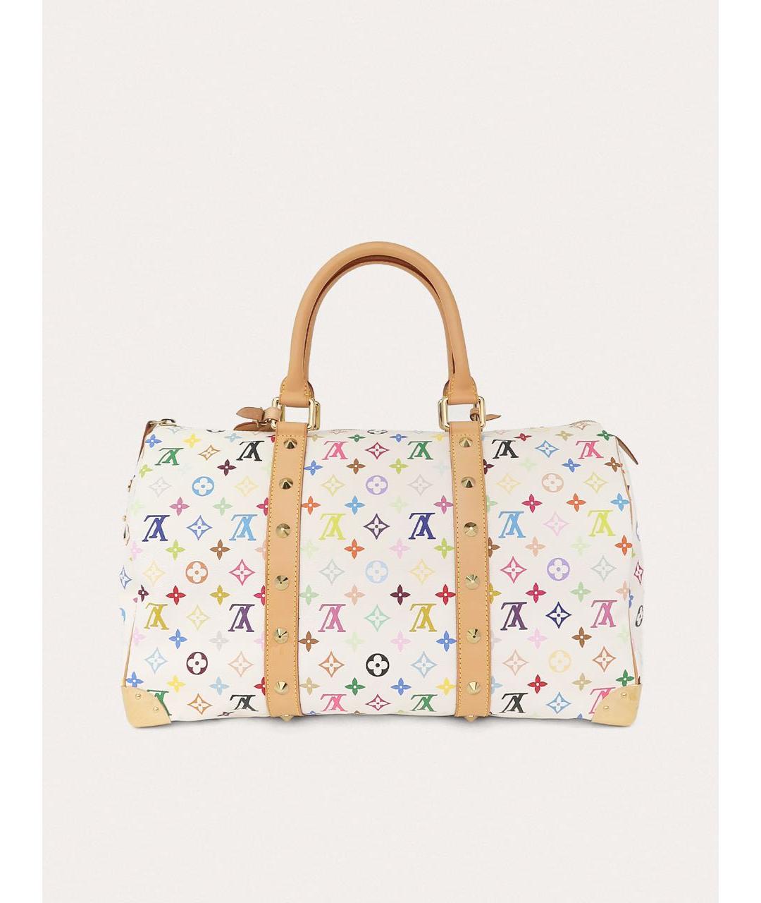 LOUIS VUITTON Белая дорожная/спортивная сумка, фото 3