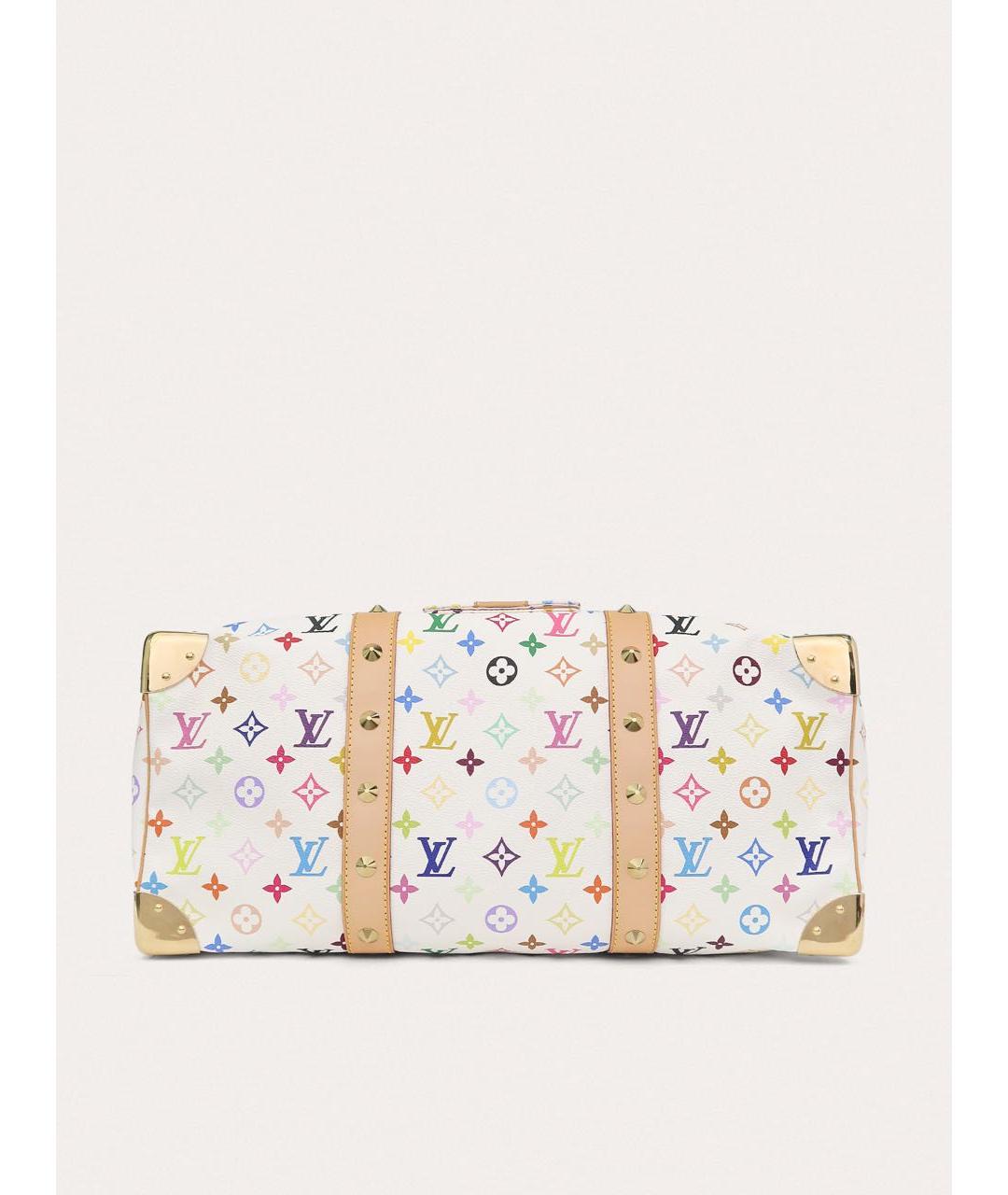 LOUIS VUITTON Белая дорожная/спортивная сумка, фото 4