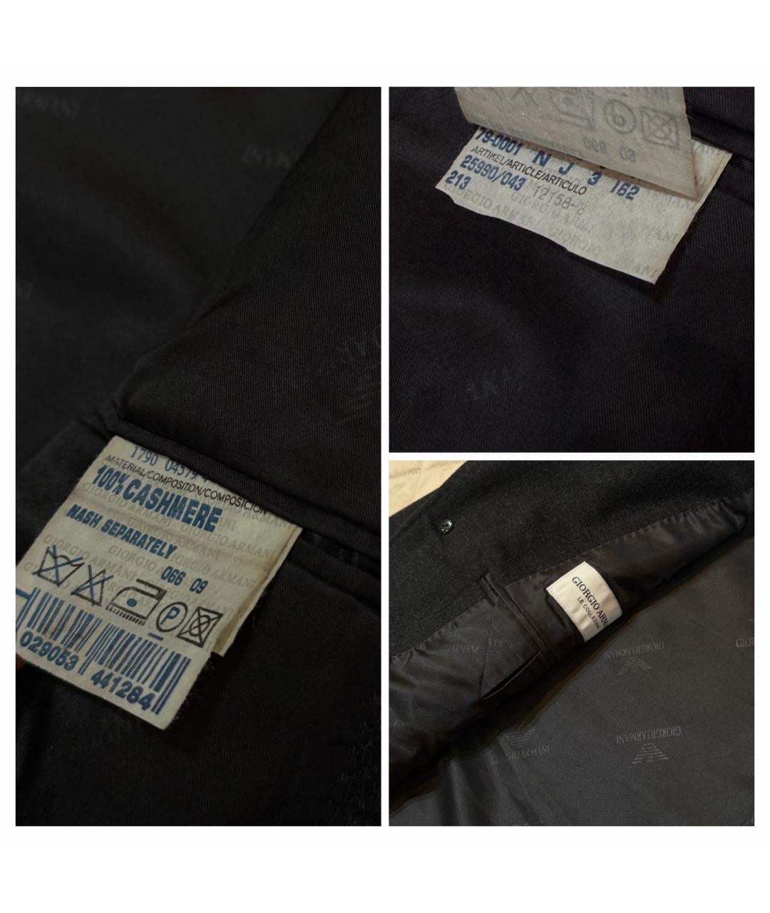 GIORGIO ARMANI Серое кашемировое пальто, фото 7