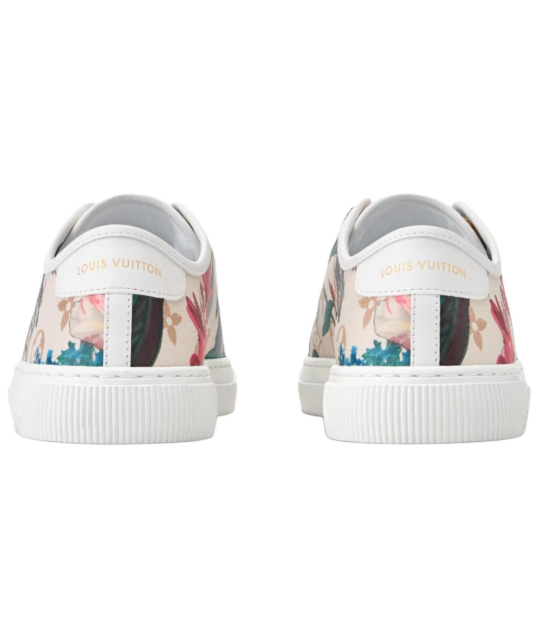 LOUIS VUITTON Бежевые кеды, фото 5