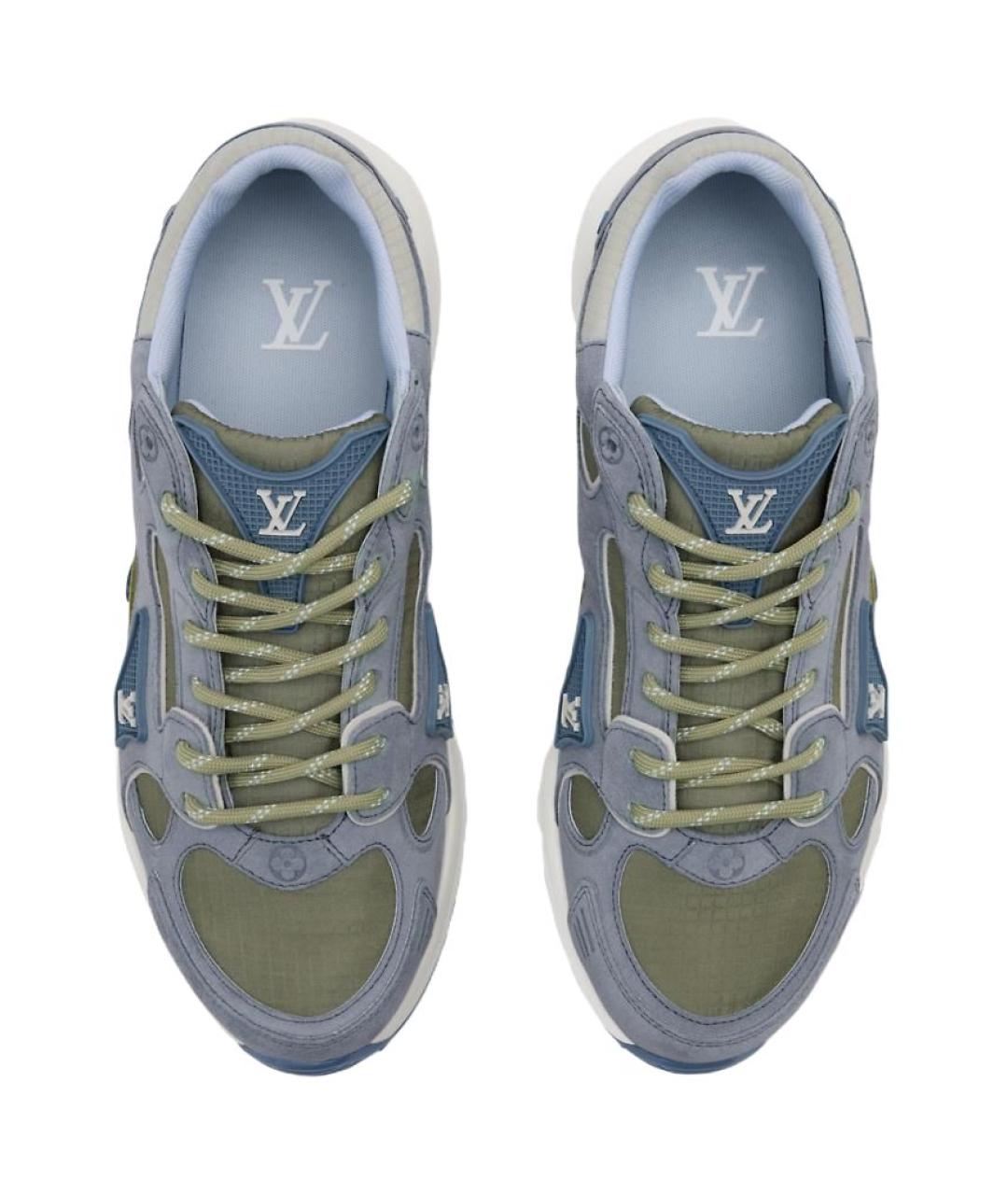 LOUIS VUITTON Фиолетовые кроссовки, фото 4