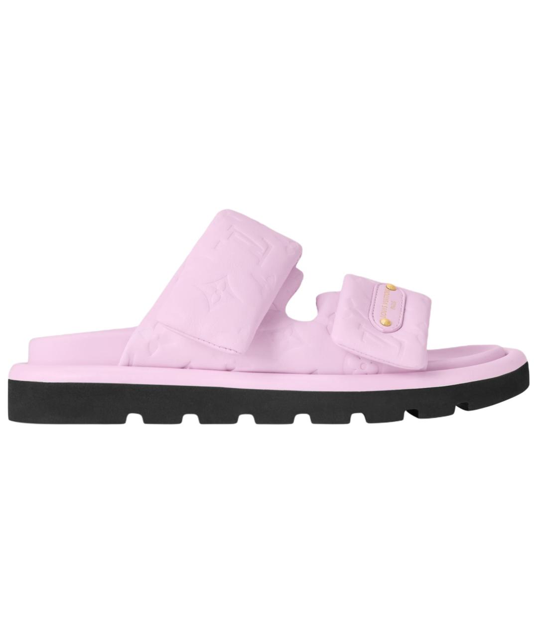 LOUIS VUITTON Розовые сандалии, фото 1