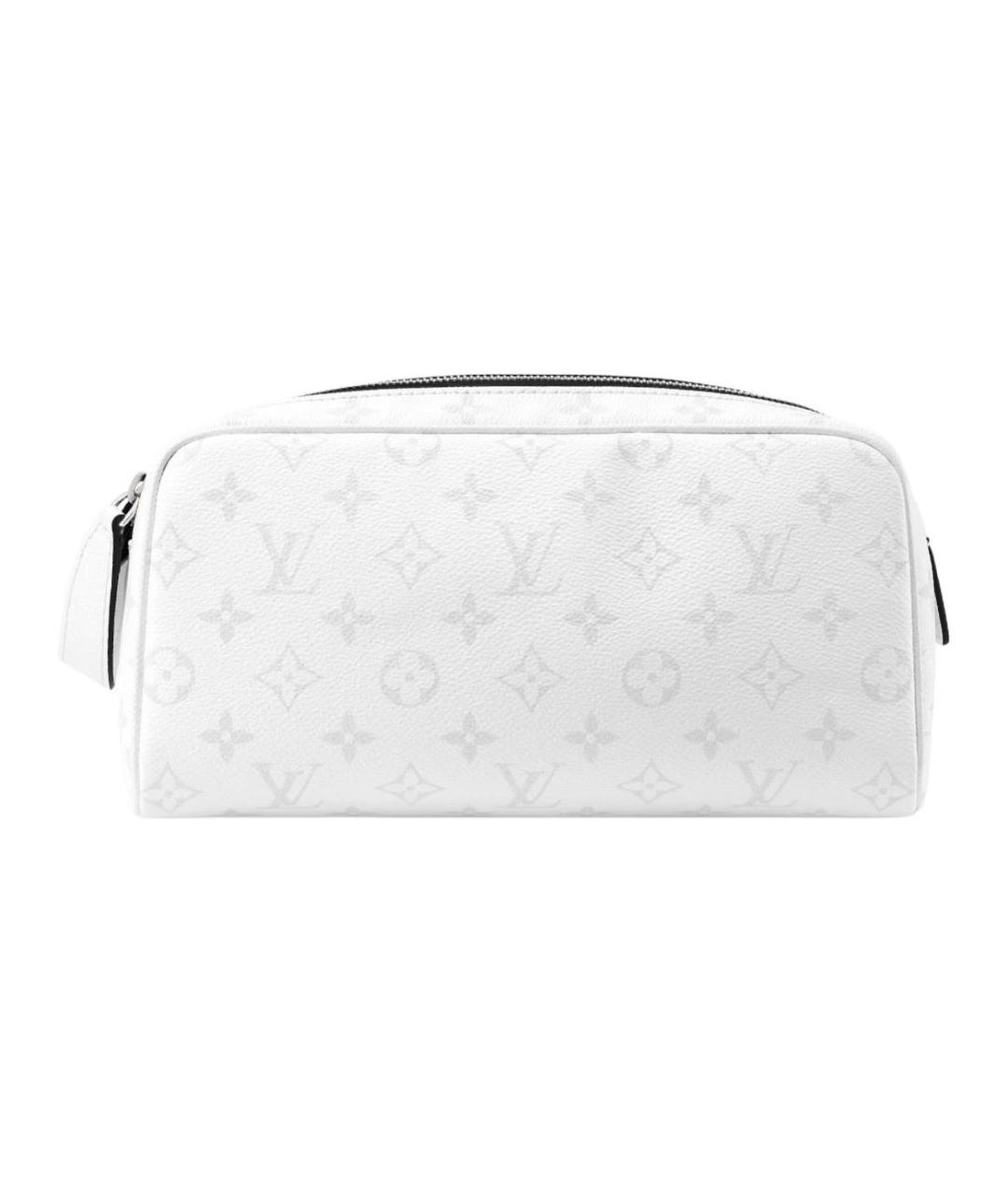 LOUIS VUITTON Белая кожаная барсетка, фото 1