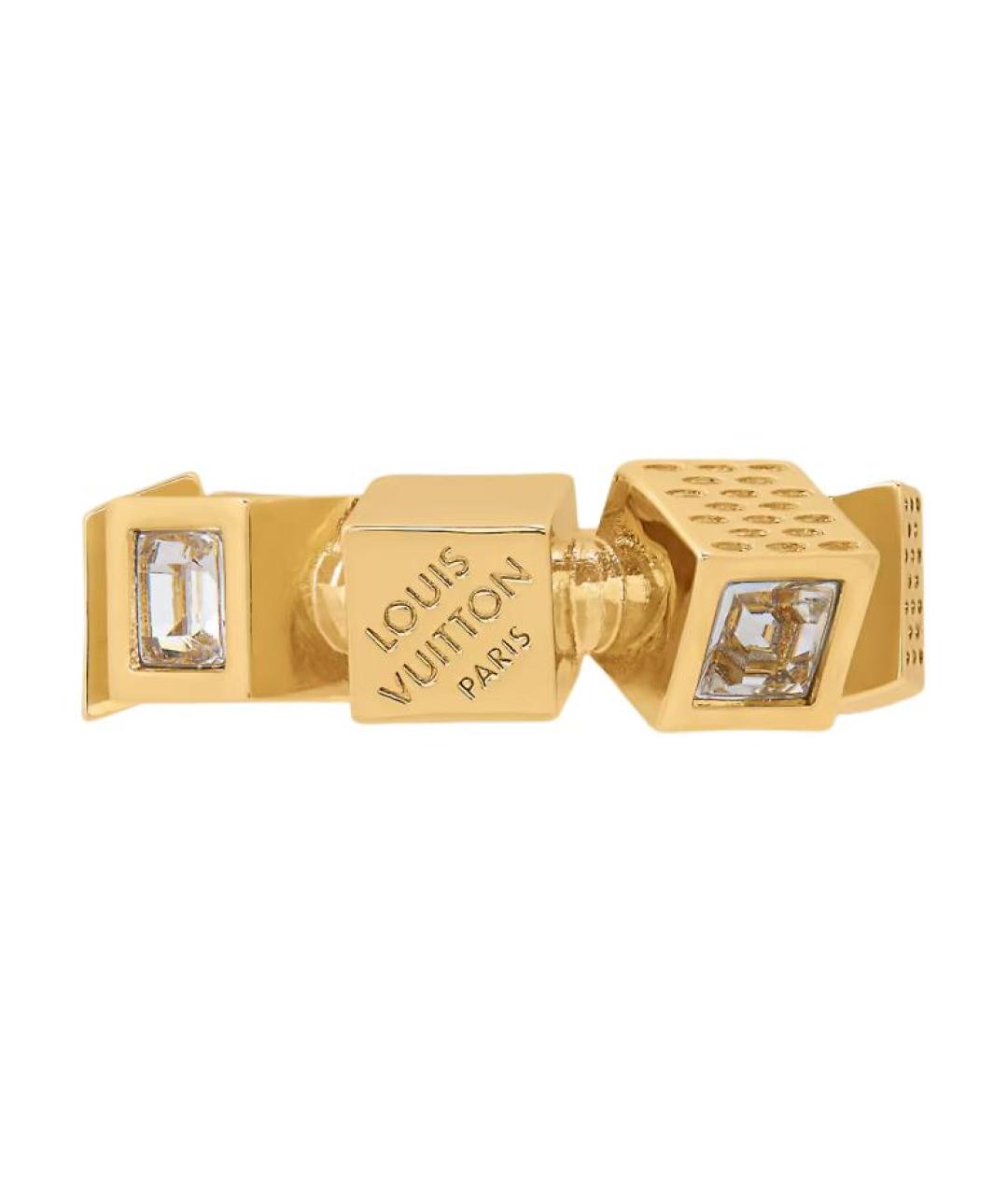 LOUIS VUITTON Золотое металлическое кольцо, фото 2