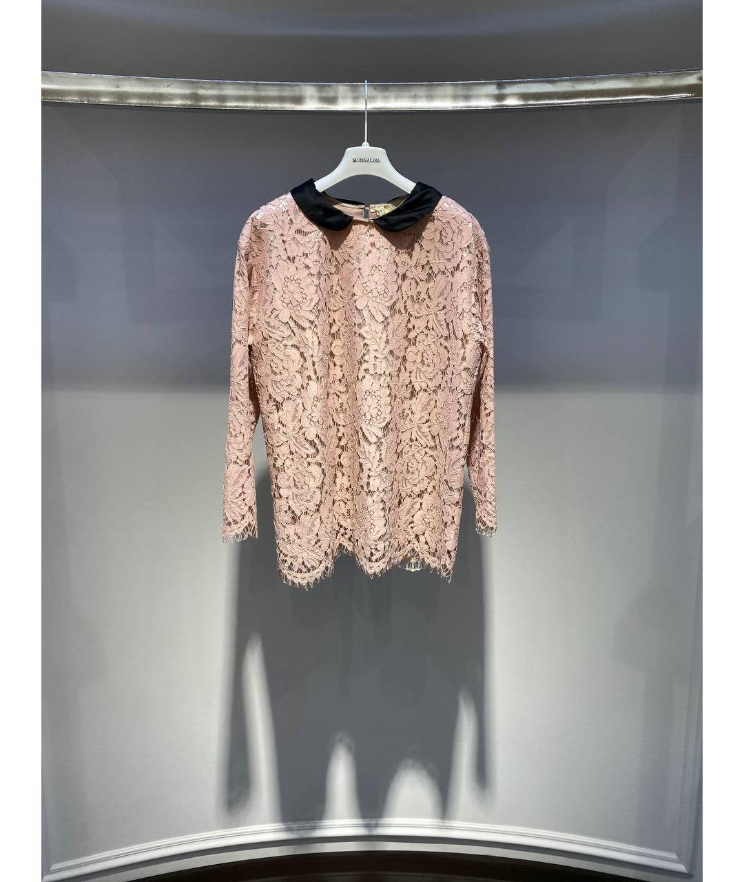 MONNALISA Розовый хлопковый детская футболка / топ, фото 4