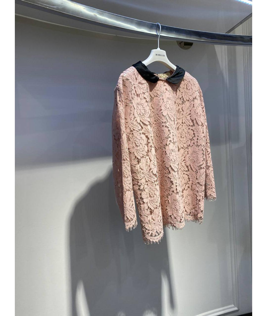 MONNALISA Розовый хлопковый детская футболка / топ, фото 2