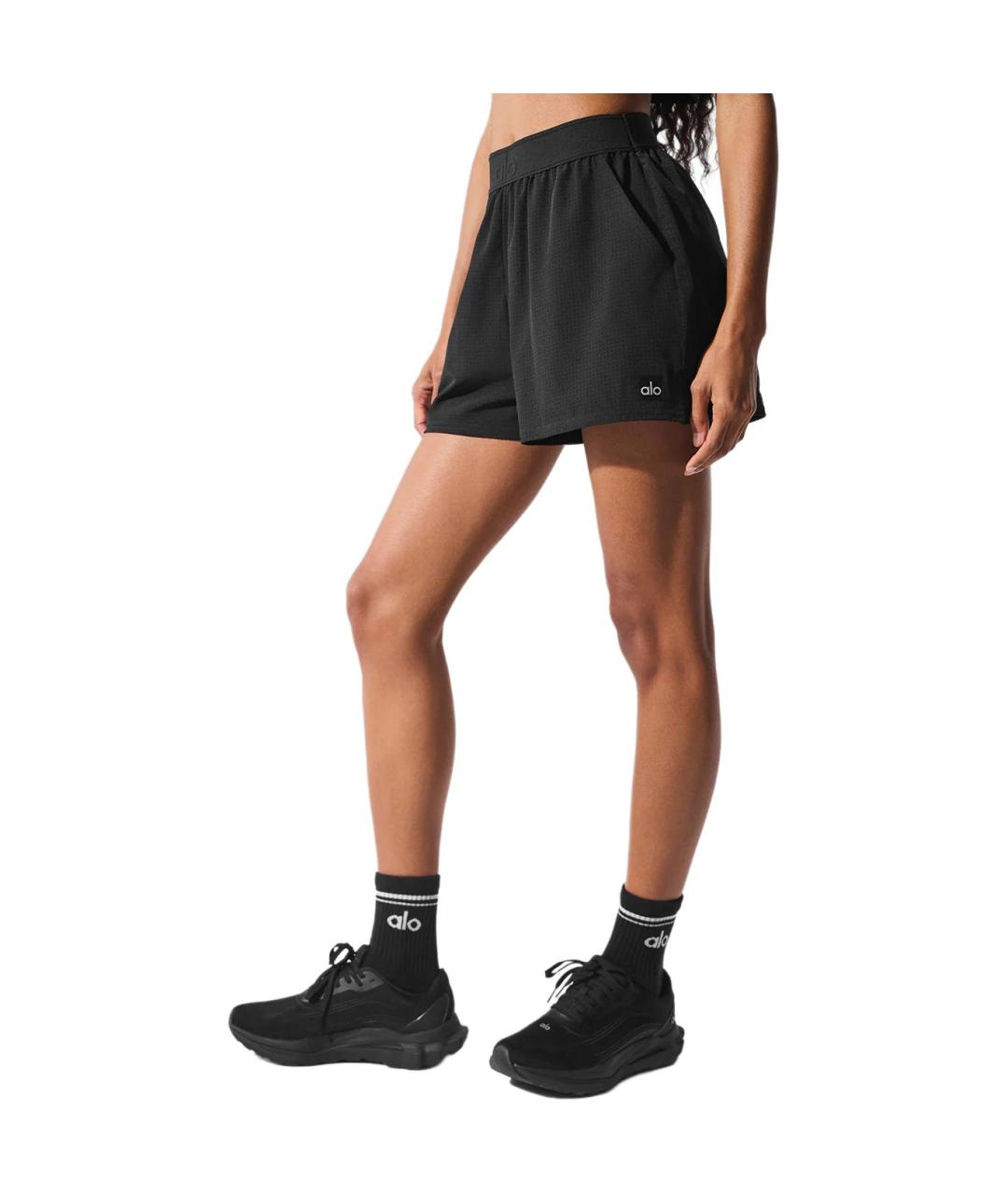 ALO YOGA Черные спортивные брюки и шорты, фото 3