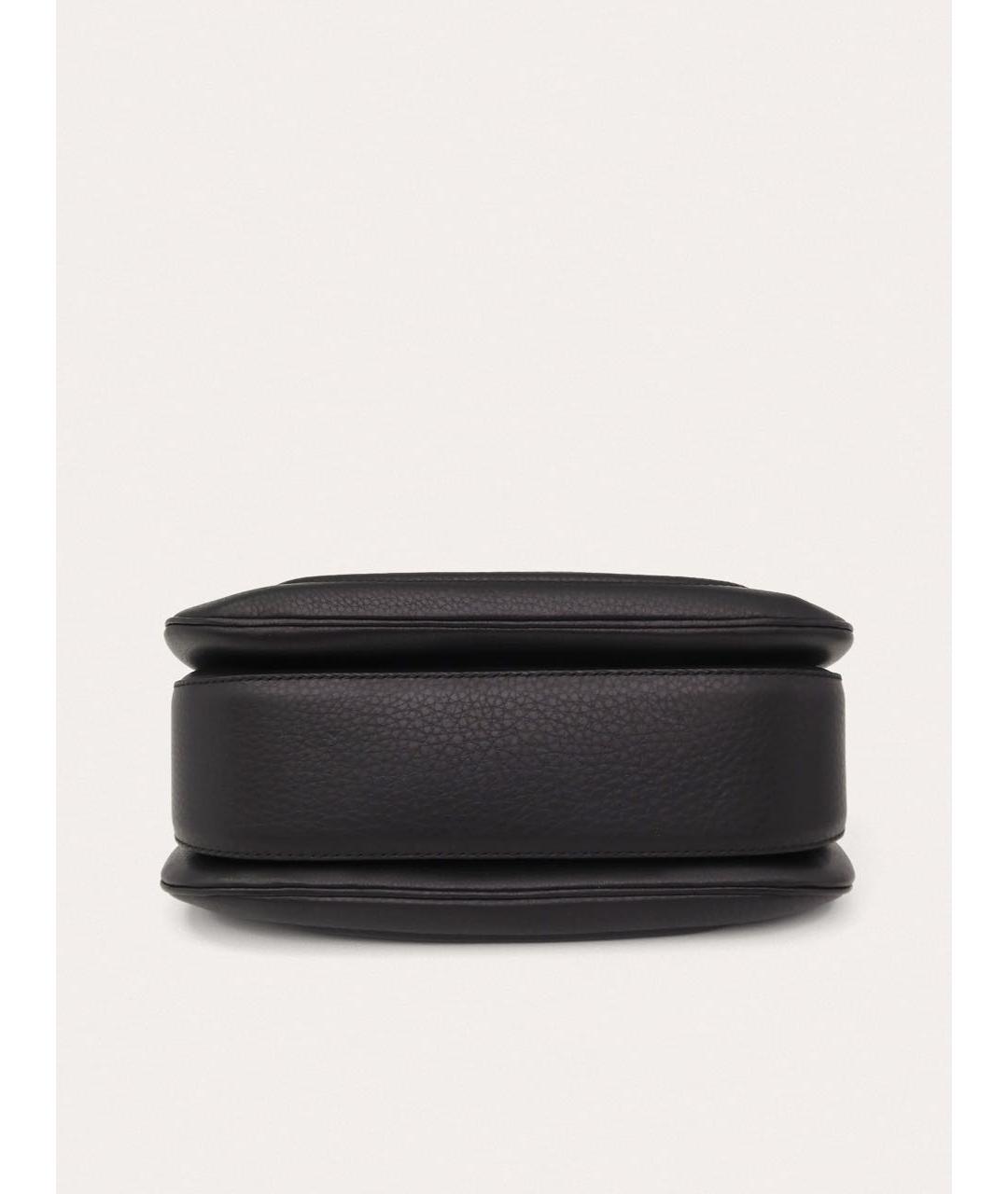 GUCCI Черная кожаная сумка через плечо, фото 5