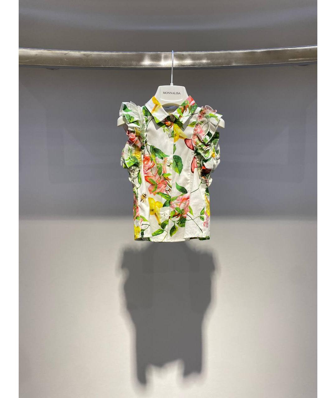 MONNALISA Мульти хлопковая рубашка/блузка, фото 4