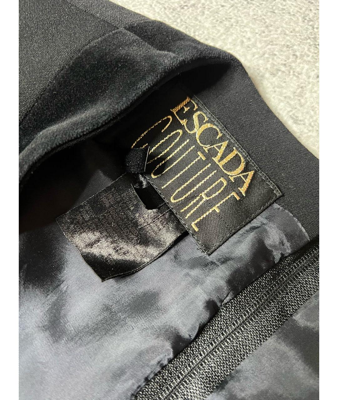 ESCADA Черный шерстяной жакет/пиджак, фото 7