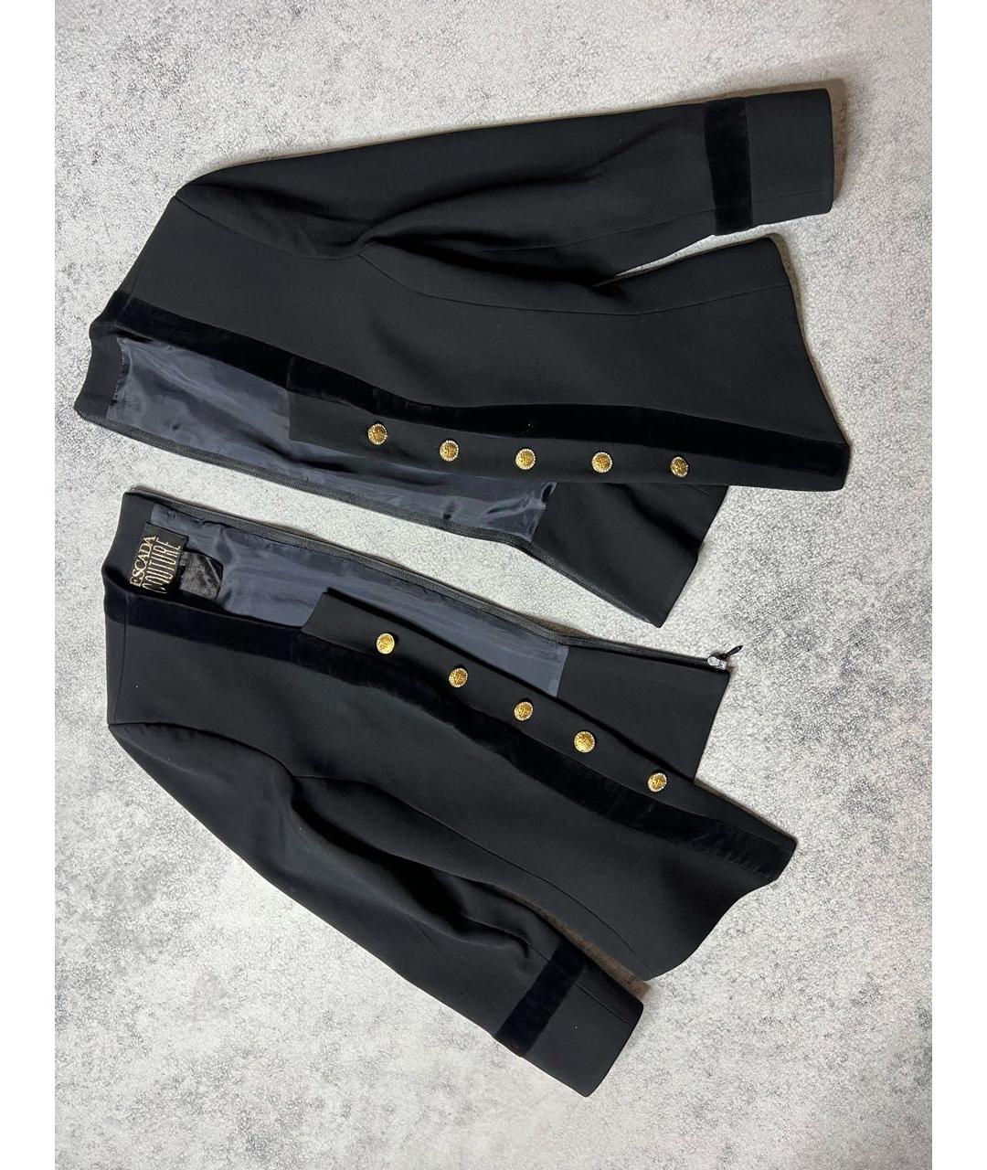 ESCADA Черный шерстяной жакет/пиджак, фото 3