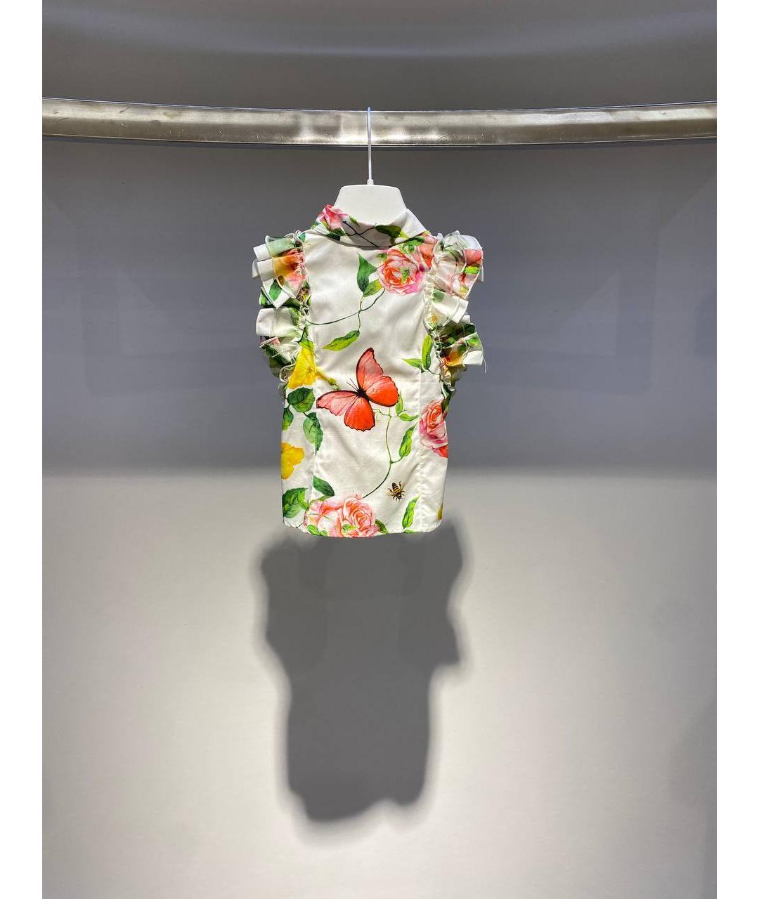 MONNALISA Мульти хлопковая блузка для девочек, фото 3