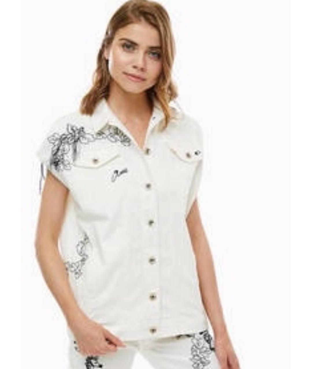 PATRIZIA PEPE Белый хлопковый костюм с юбками, фото 6