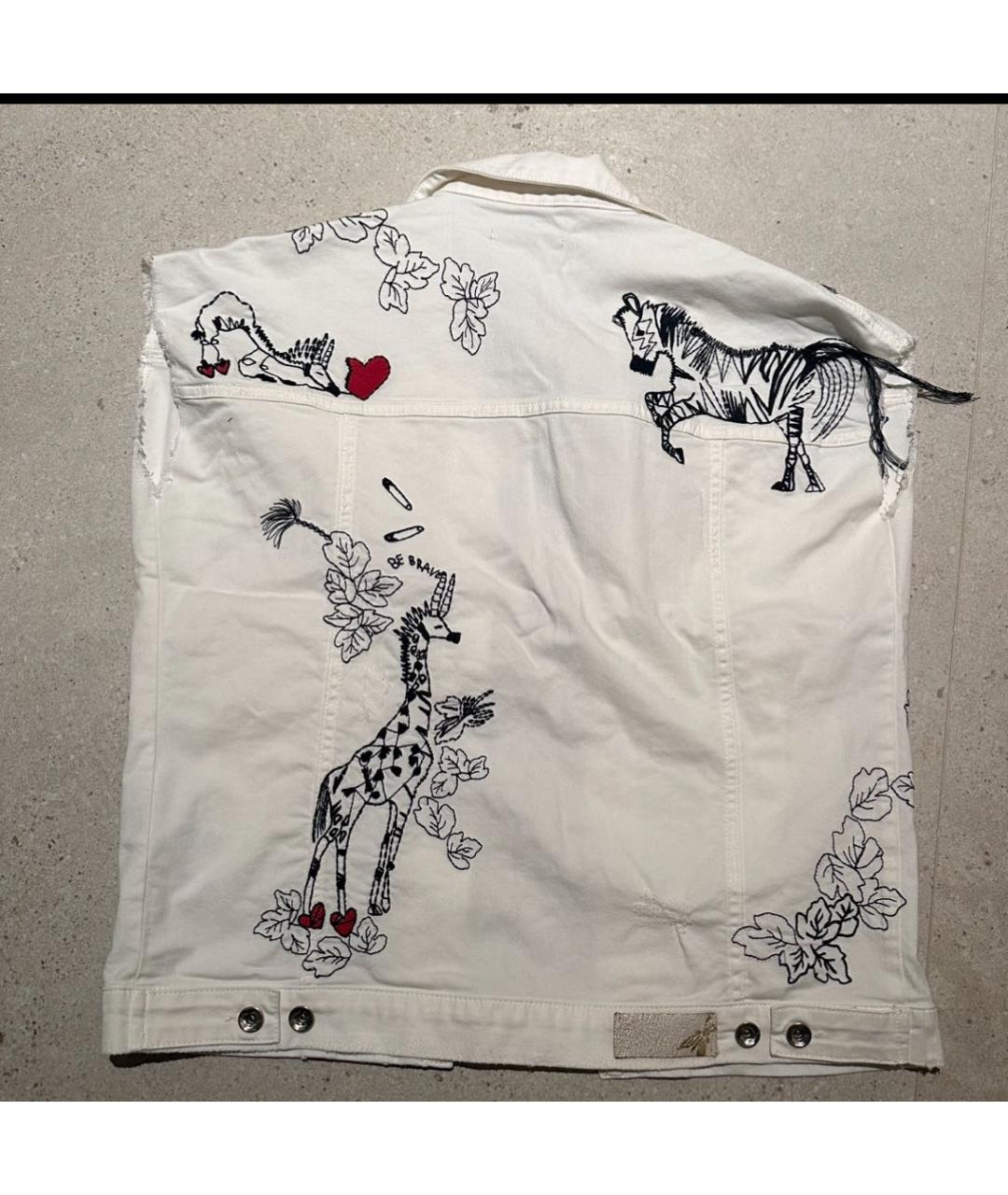 PATRIZIA PEPE Белый хлопковый костюм с юбками, фото 3