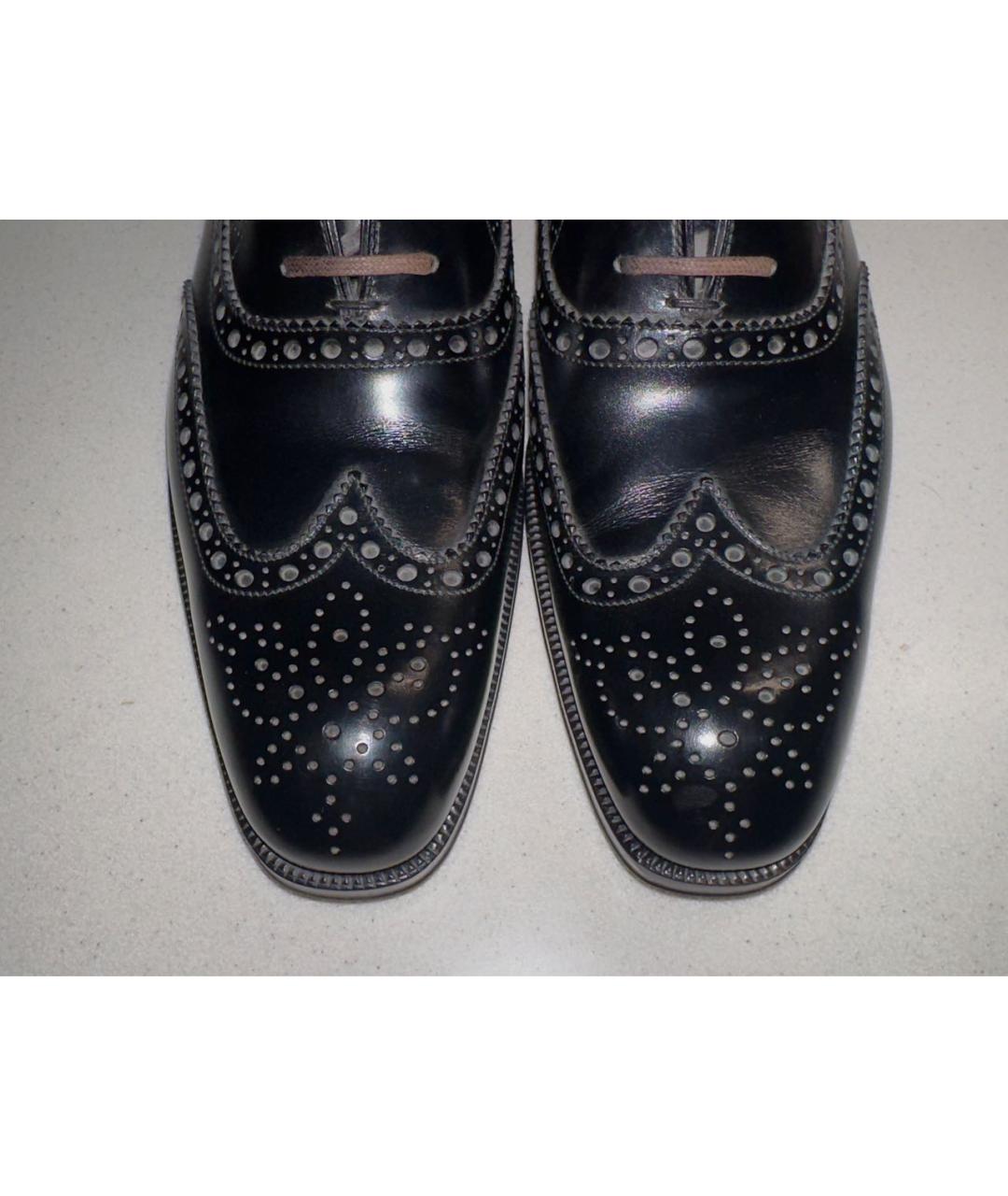 TOM FORD Черные кожаные туфли, фото 8