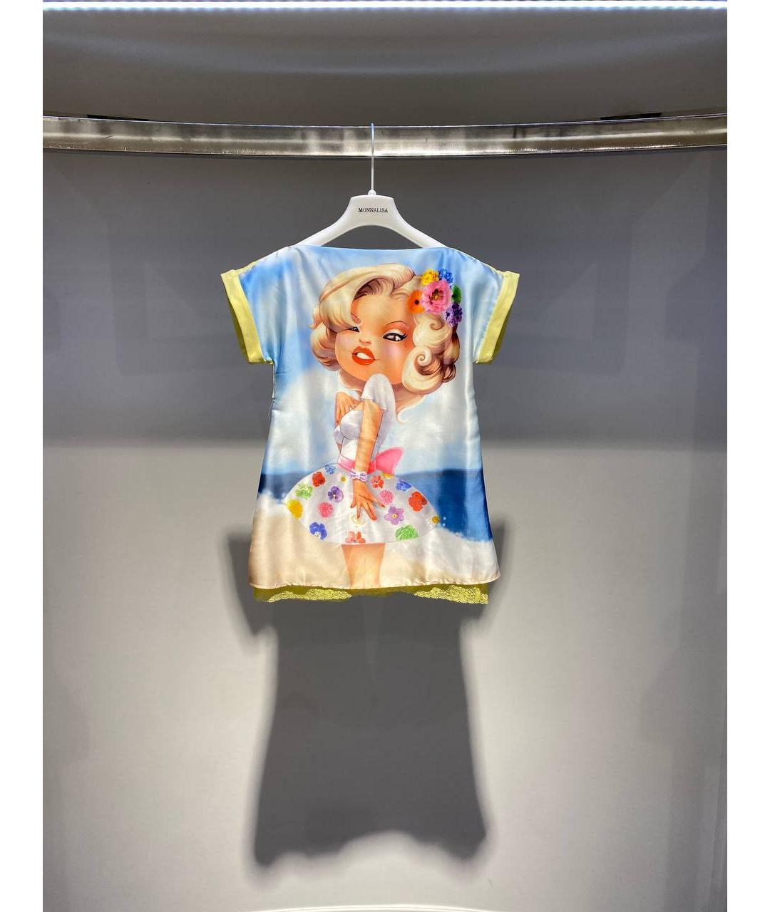 MONNALISA Мульти шелковый детская футболка / топ, фото 4