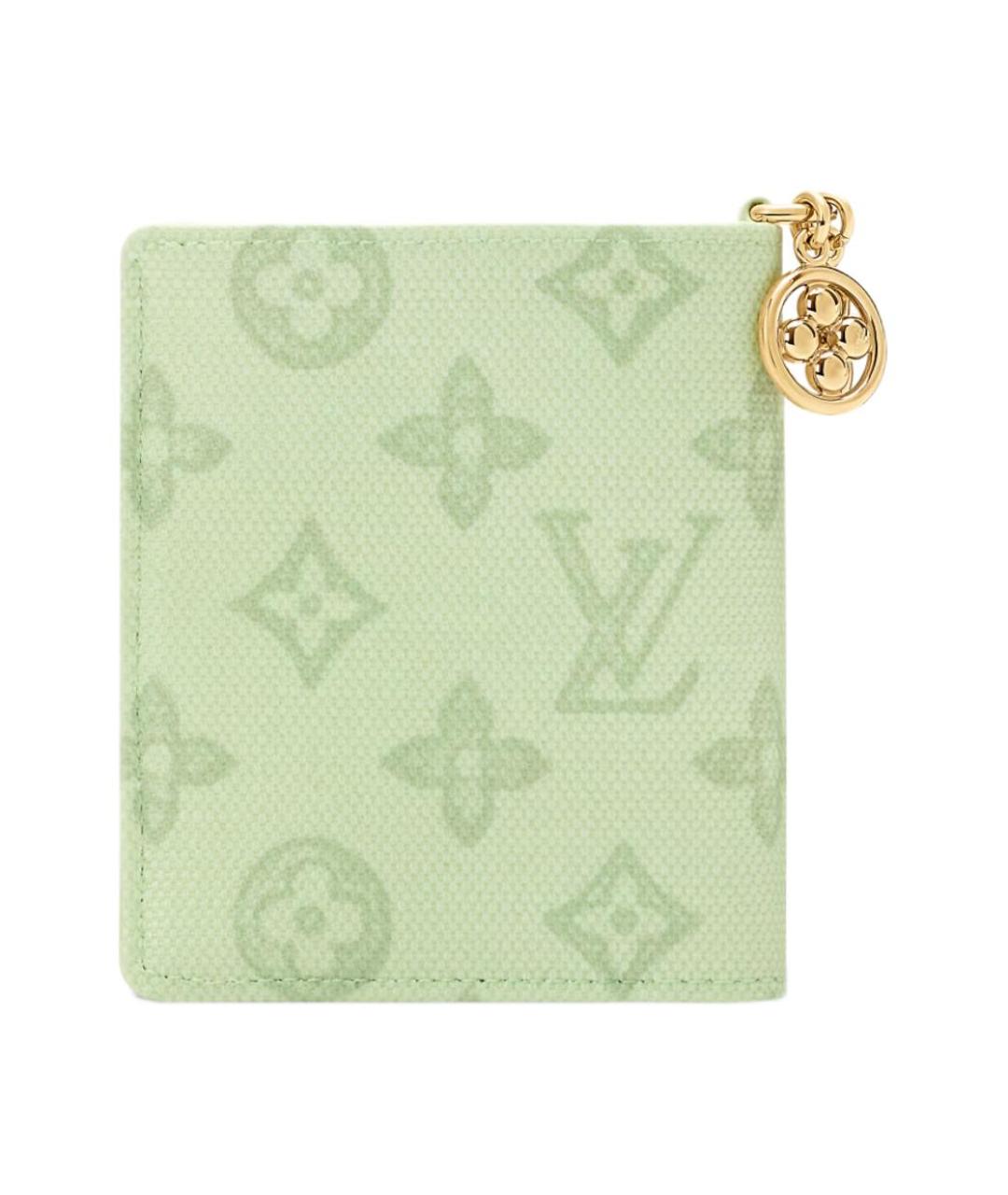 LOUIS VUITTON Салатовый кошелек, фото 3