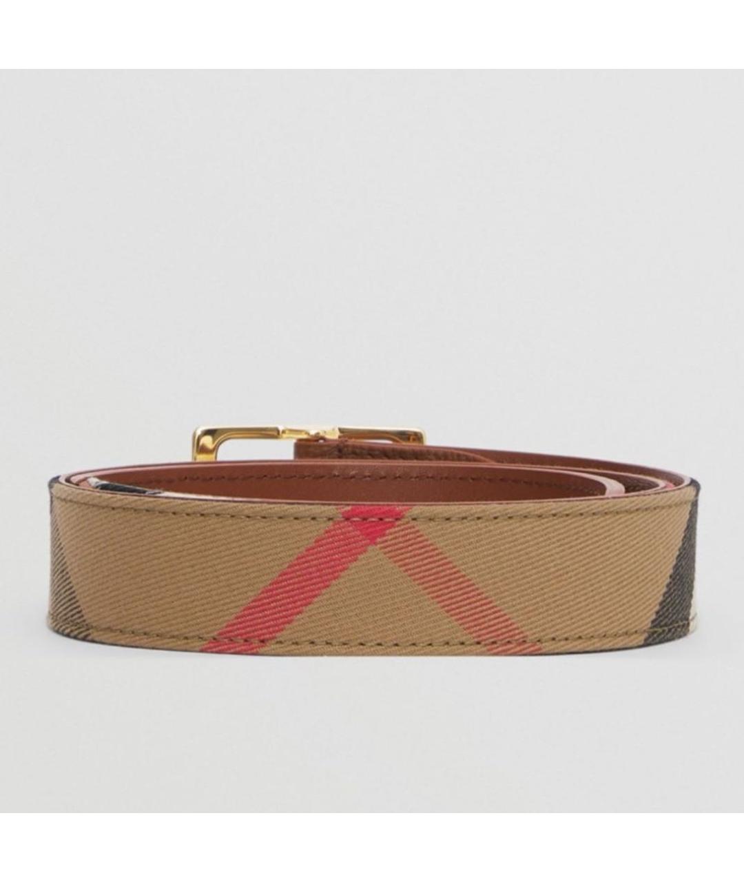 BURBERRY Коричневый ремень, фото 6