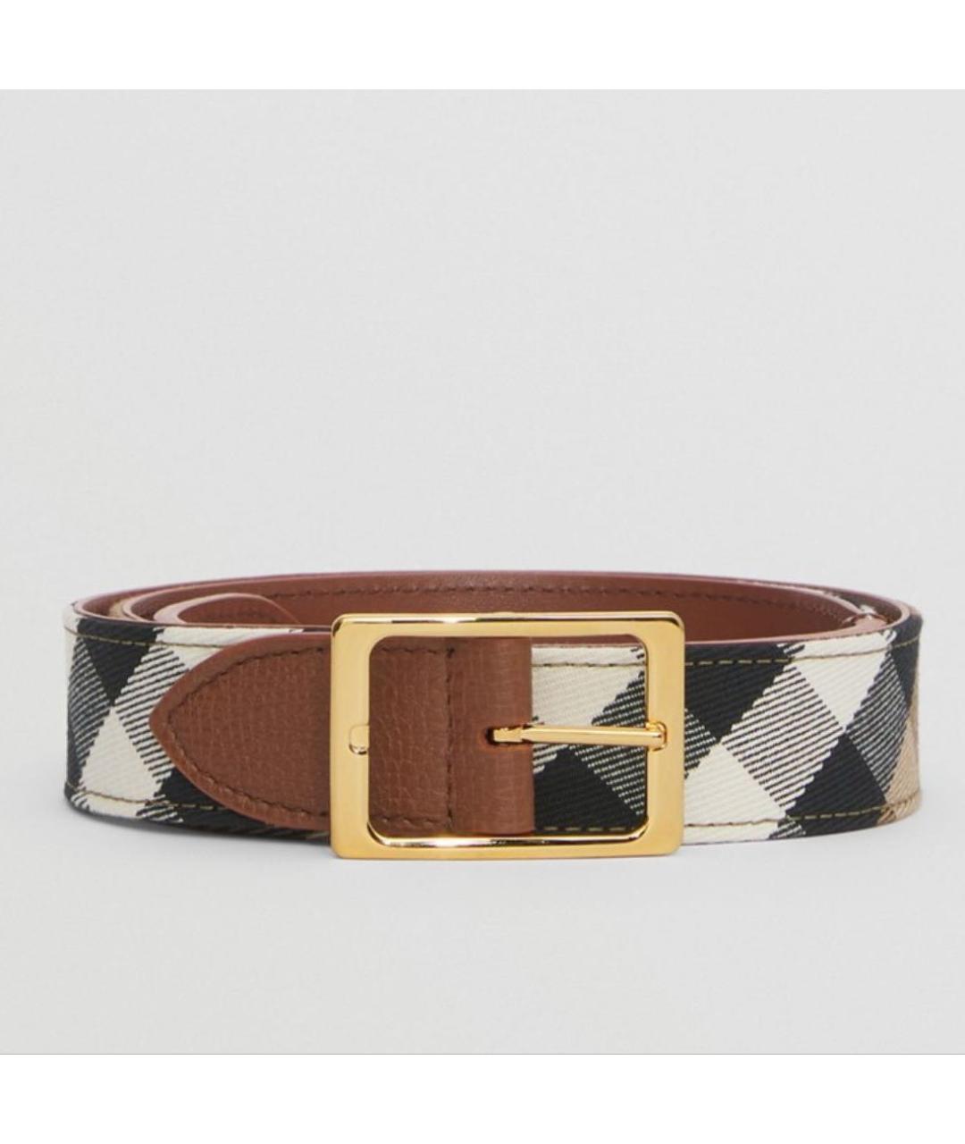 BURBERRY Коричневый ремень, фото 7