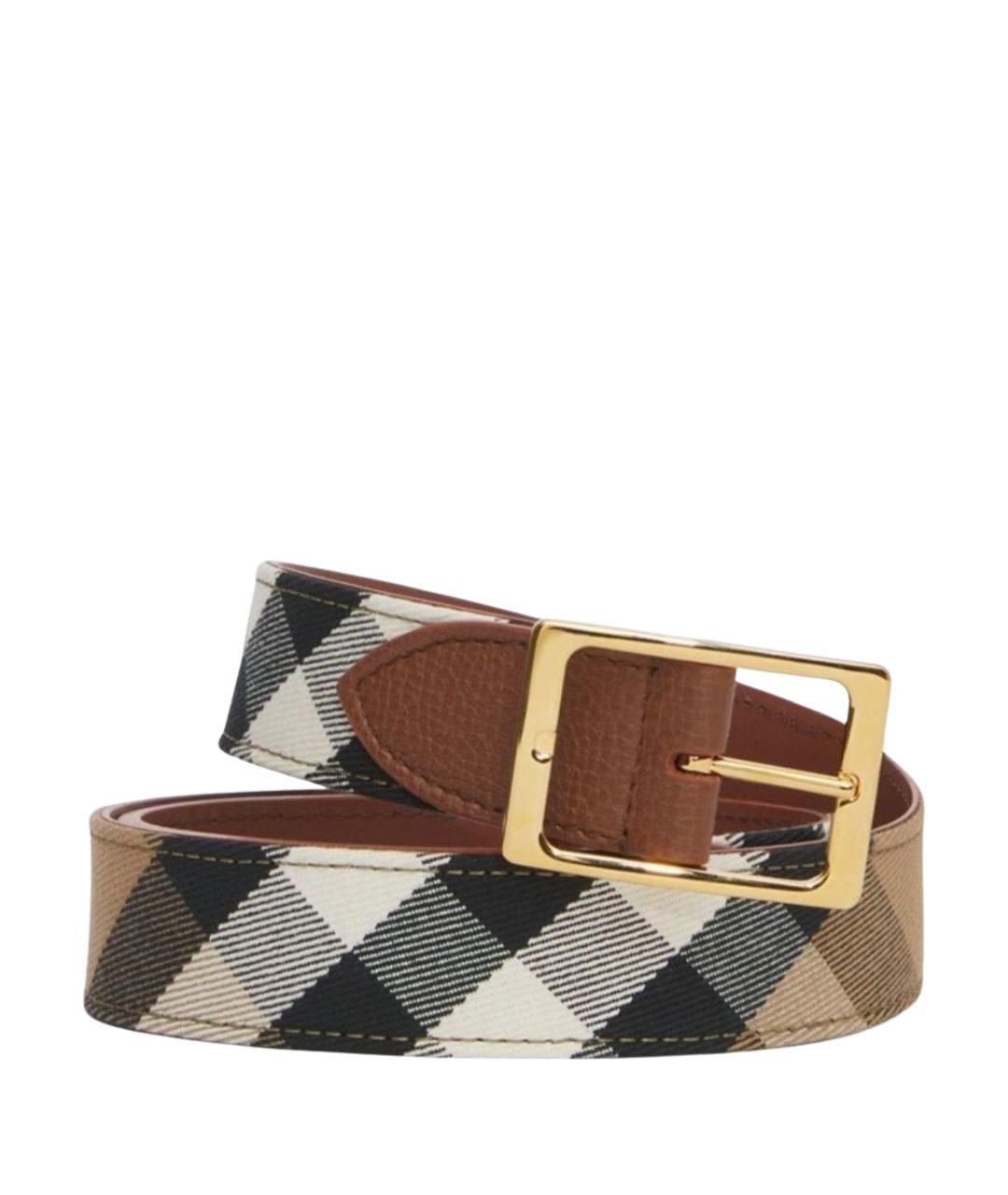 BURBERRY Коричневый ремень, фото 1