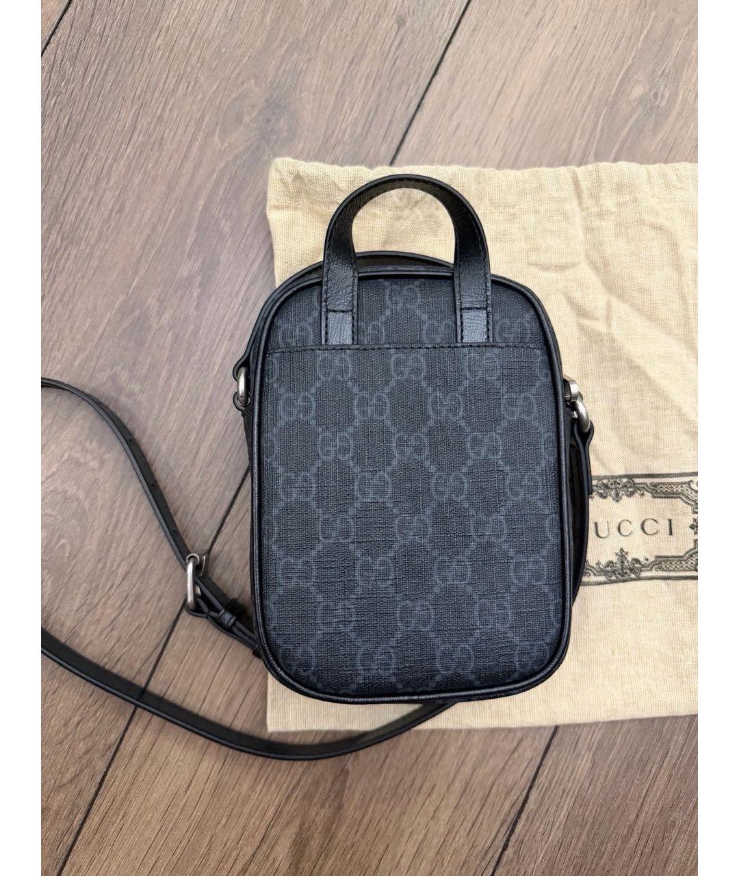 GUCCI Серая сумка на плечо, фото 3