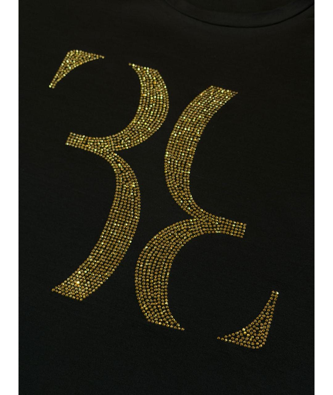 BILLIONAIRE Черная хлопковая футболка, фото 5