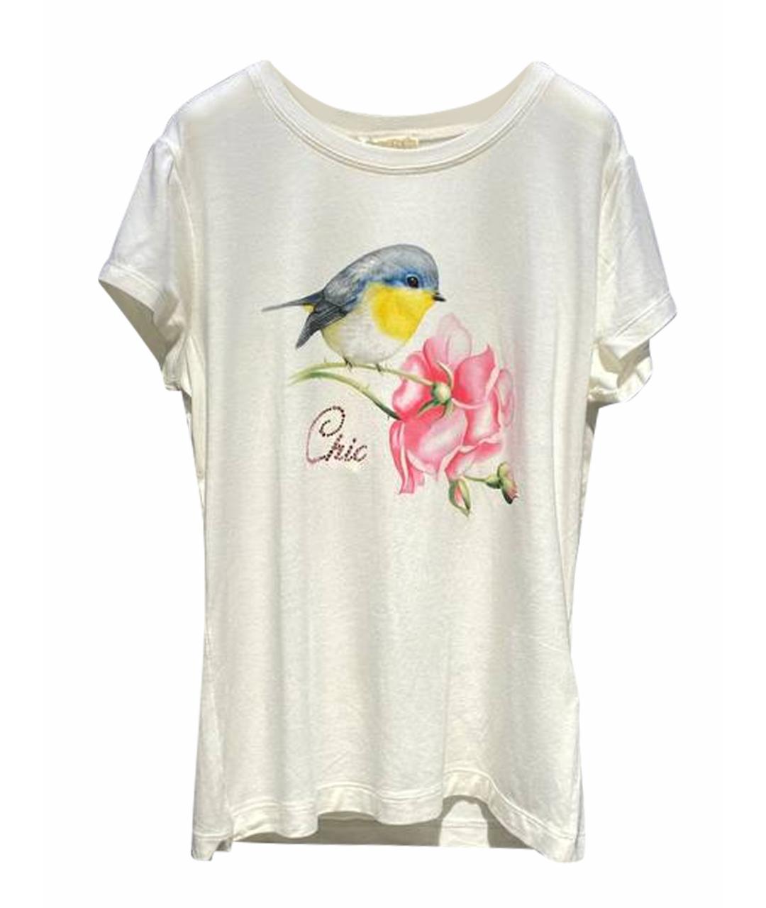 MONNALISA Белый шелковый детская футболка / топ, фото 1