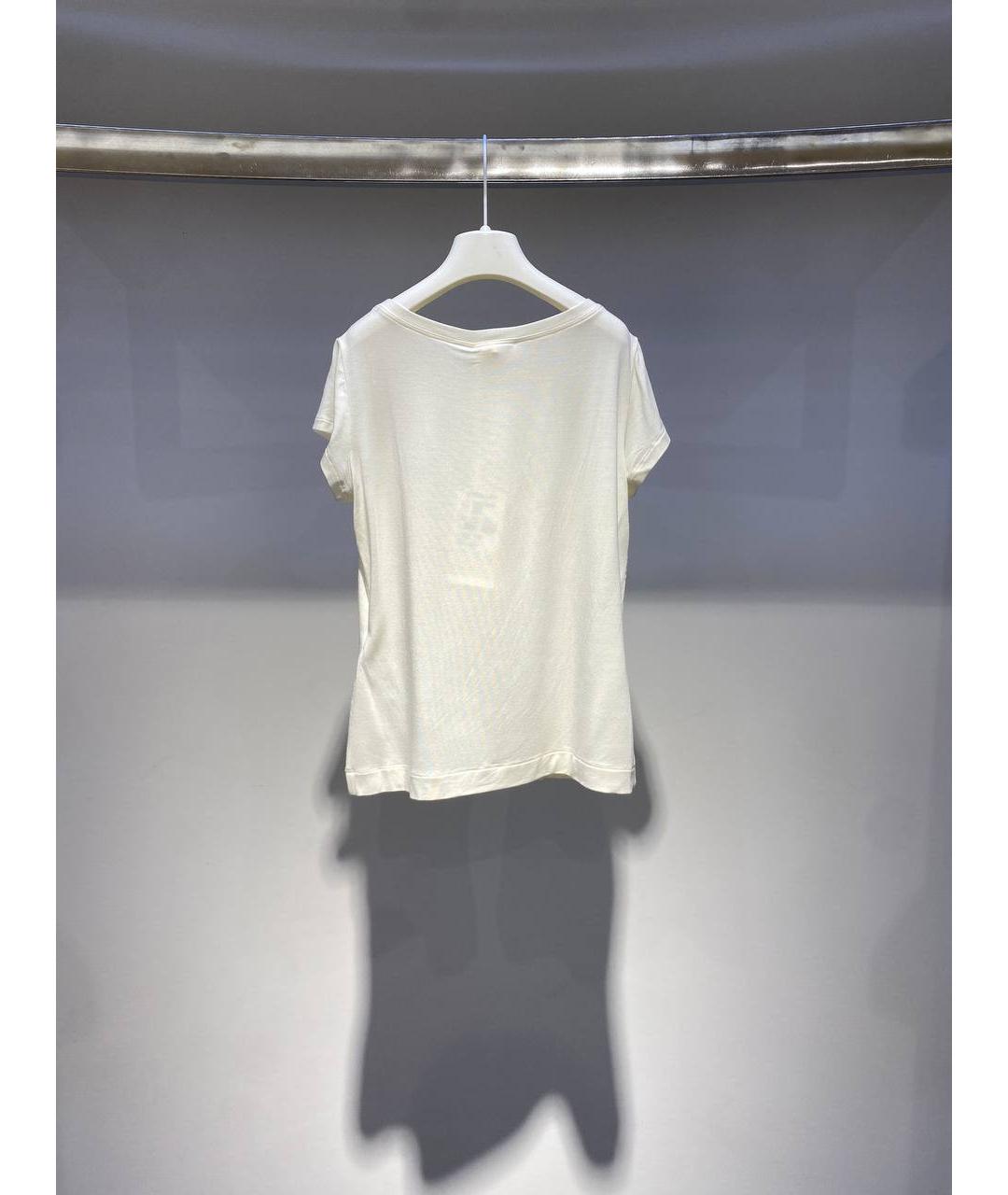 MONNALISA Белый шелковый детская футболка / топ, фото 3