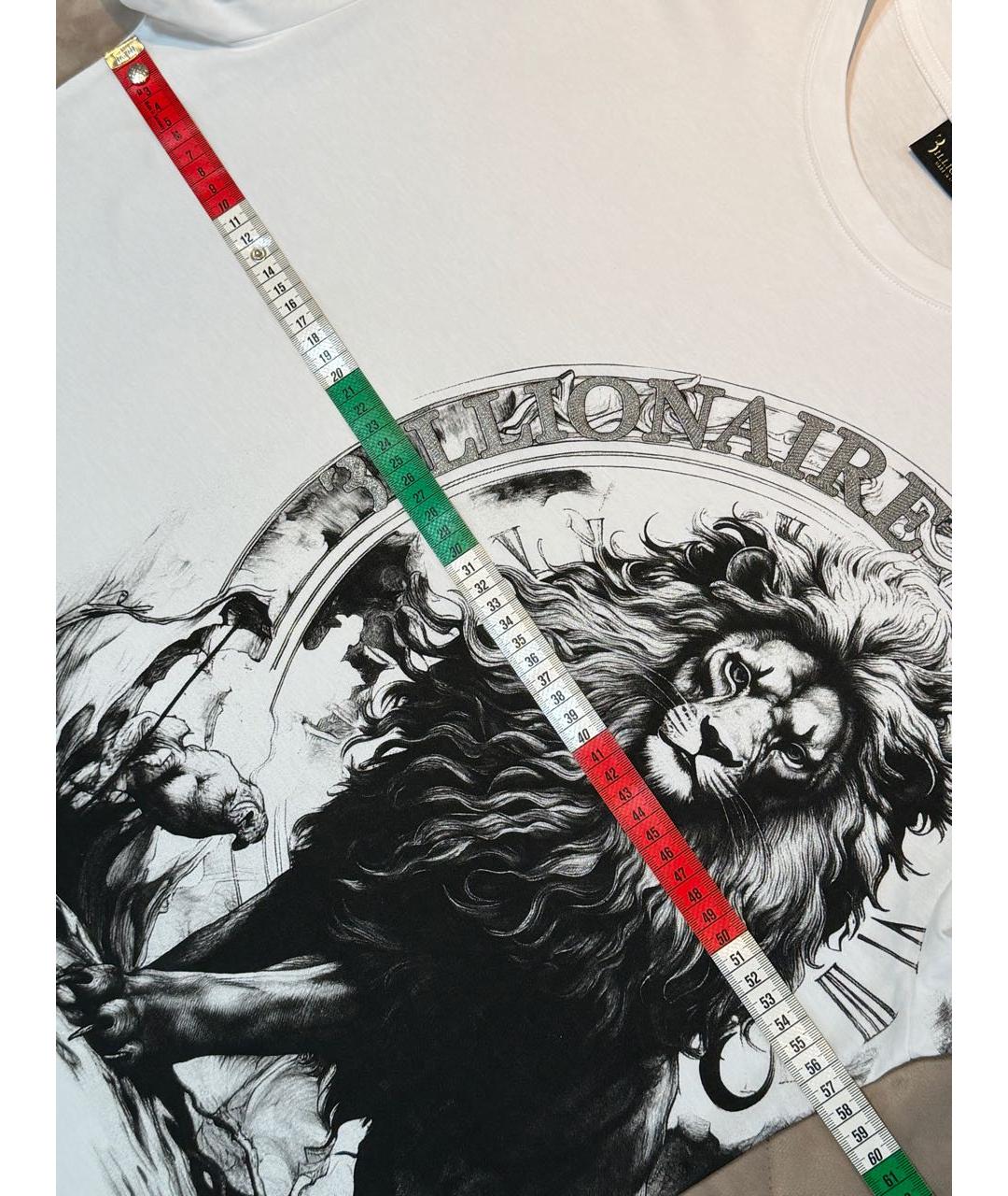 BILLIONAIRE Белая хлопковая футболка, фото 8