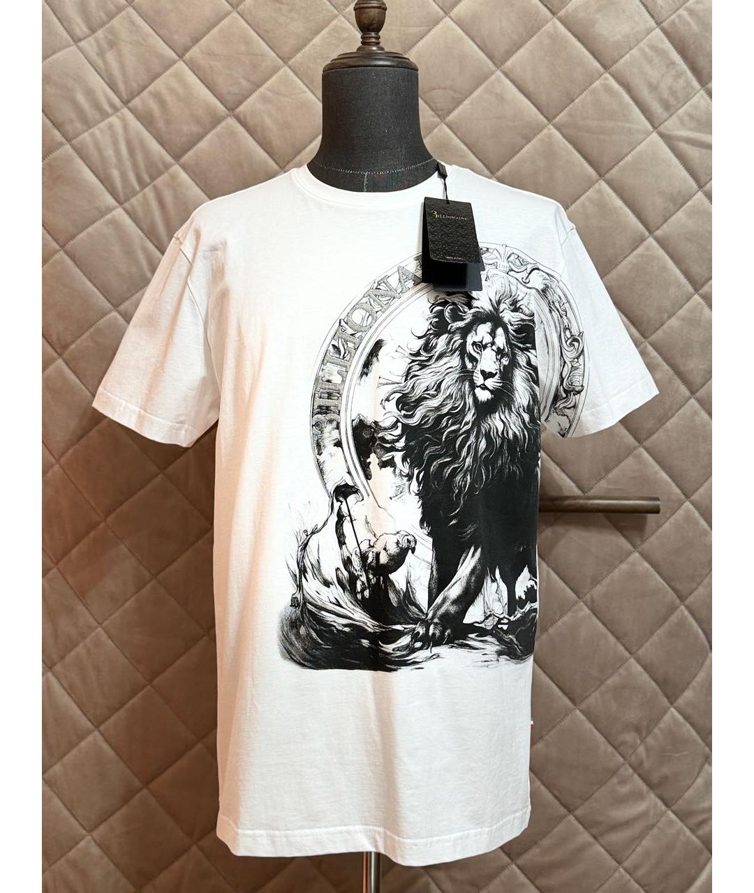 BILLIONAIRE Белая хлопковая футболка, фото 2