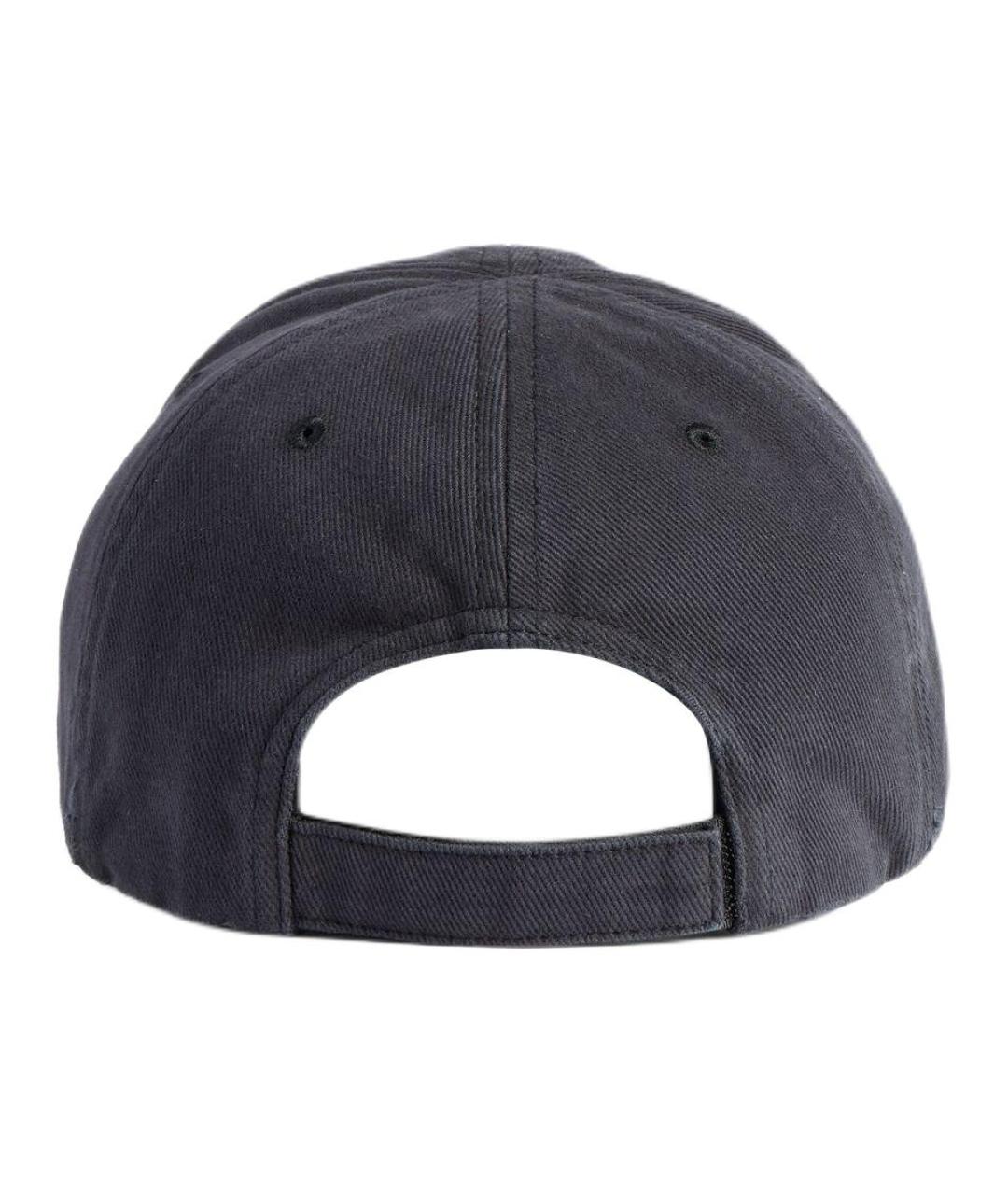 BALENCIAGA Черная кепка/бейсболка, фото 2