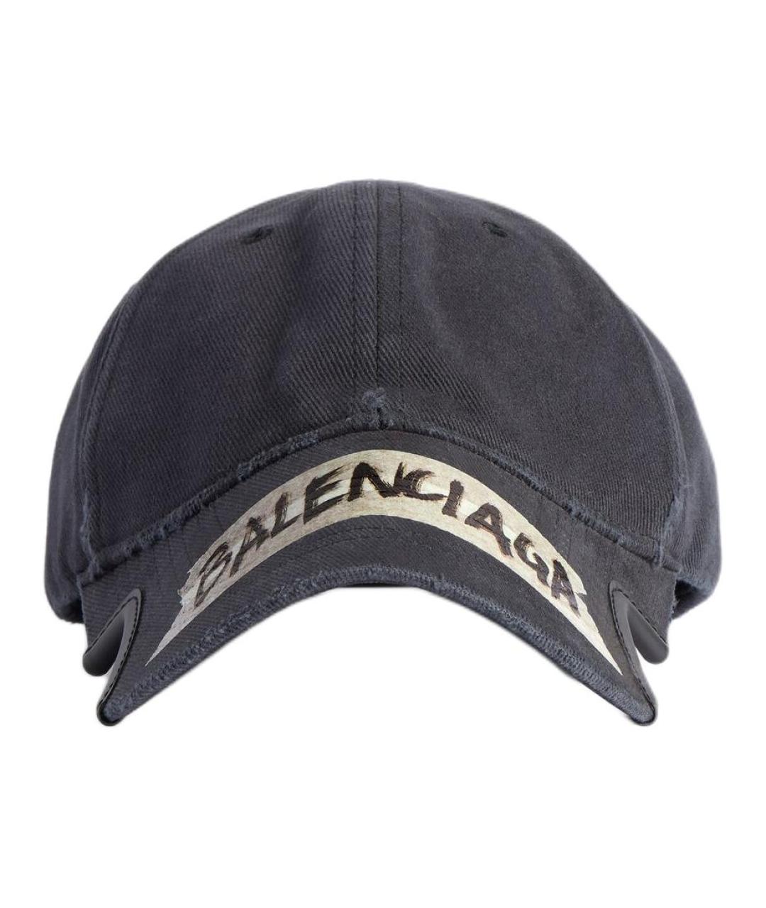 BALENCIAGA Черная кепка/бейсболка, фото 1