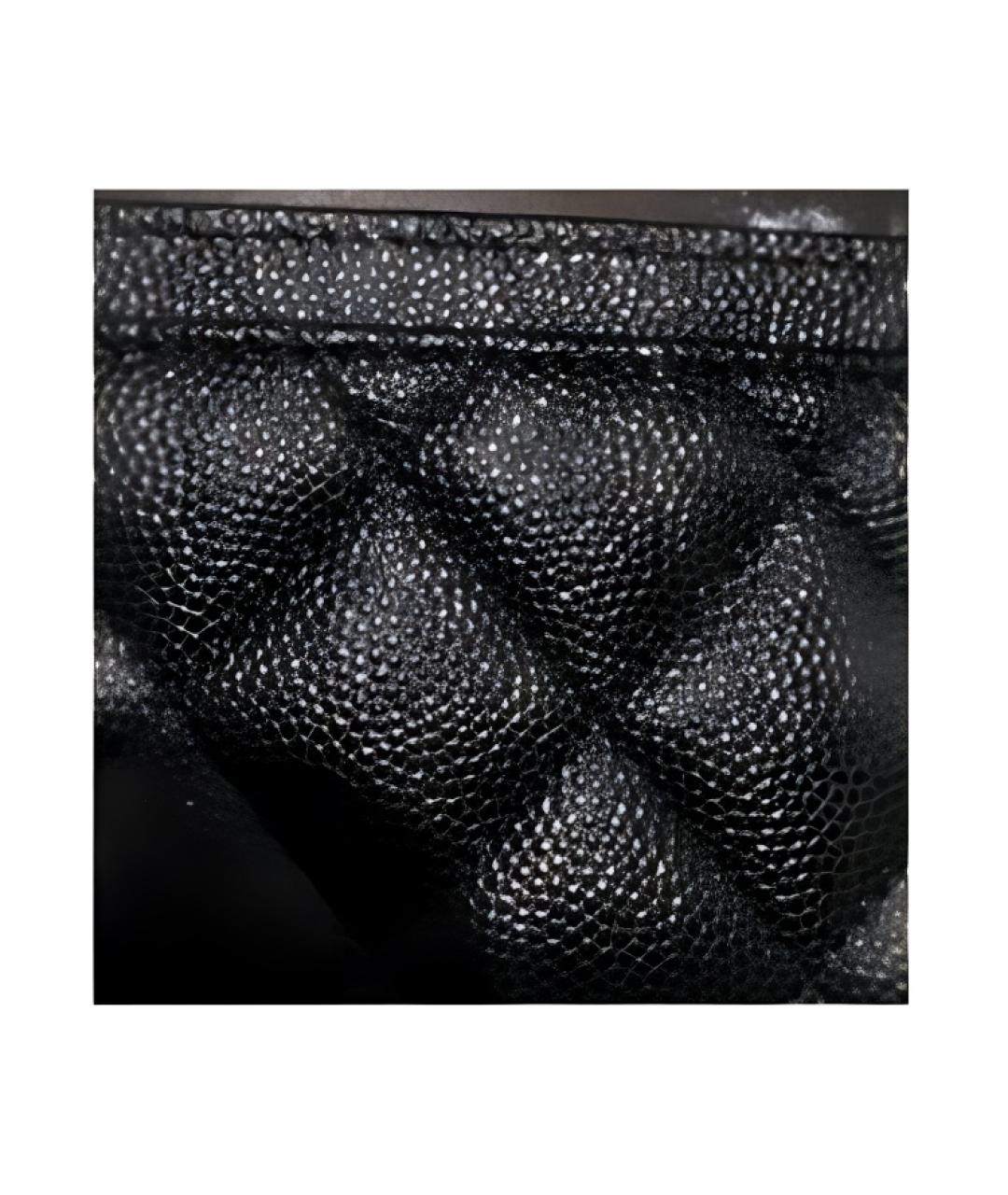 CHANEL Черный кожаный кардхолдер, фото 4