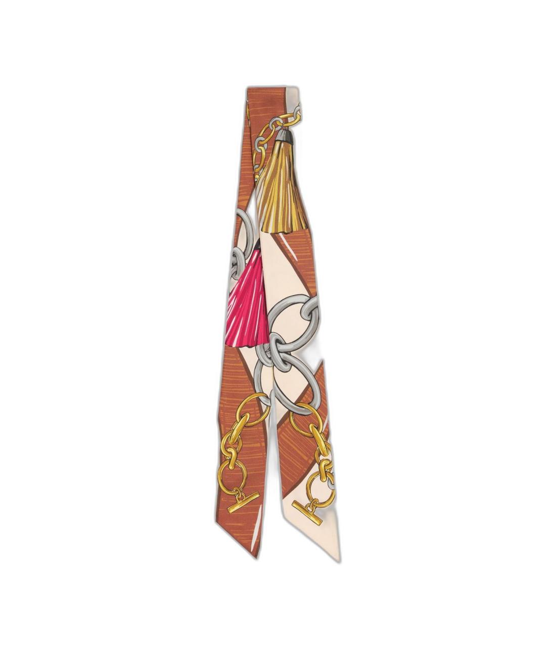 CELINE Мульти шелковый шарф, фото 1