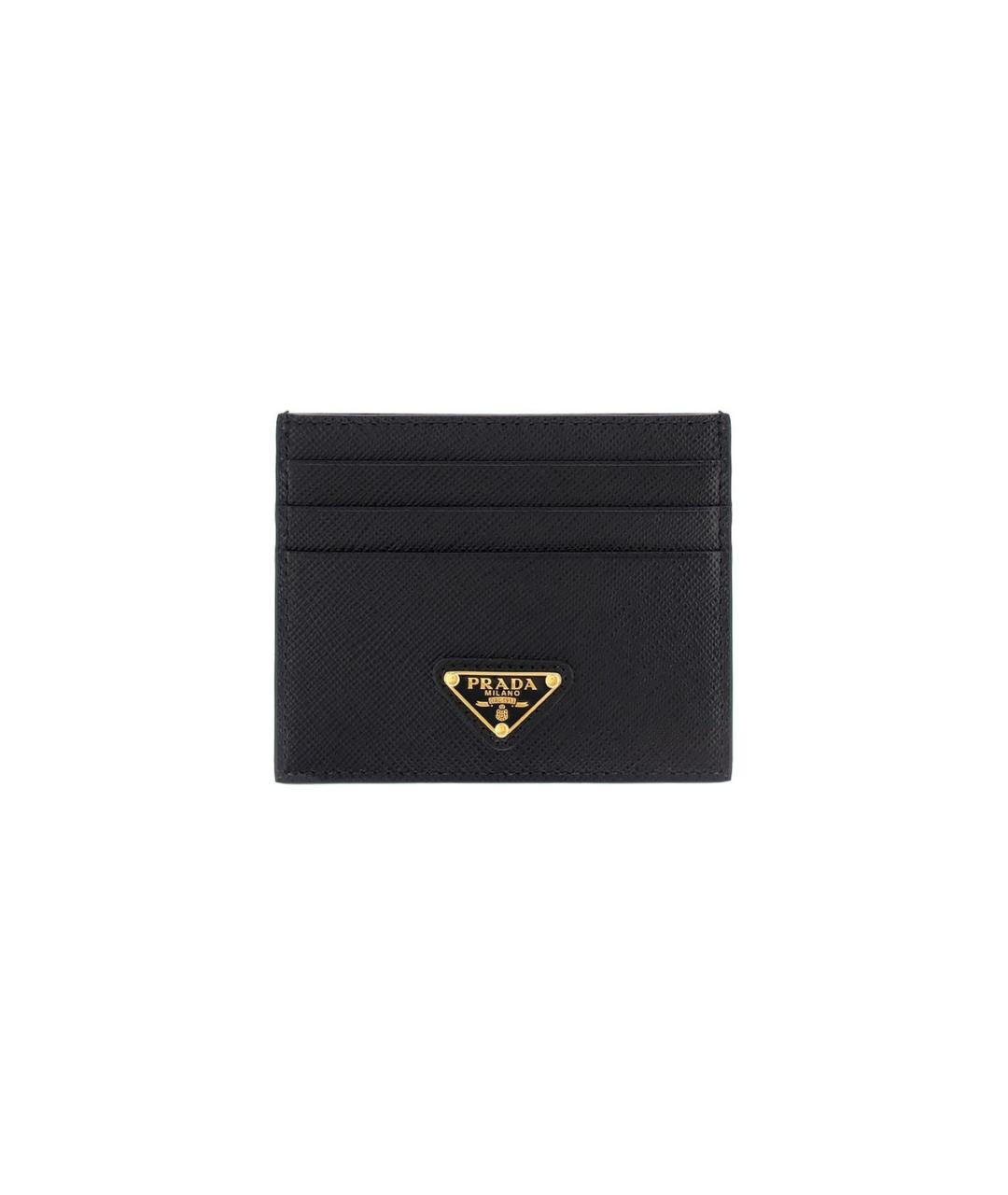 PRADA Черный кожаный кардхолдер, фото 3