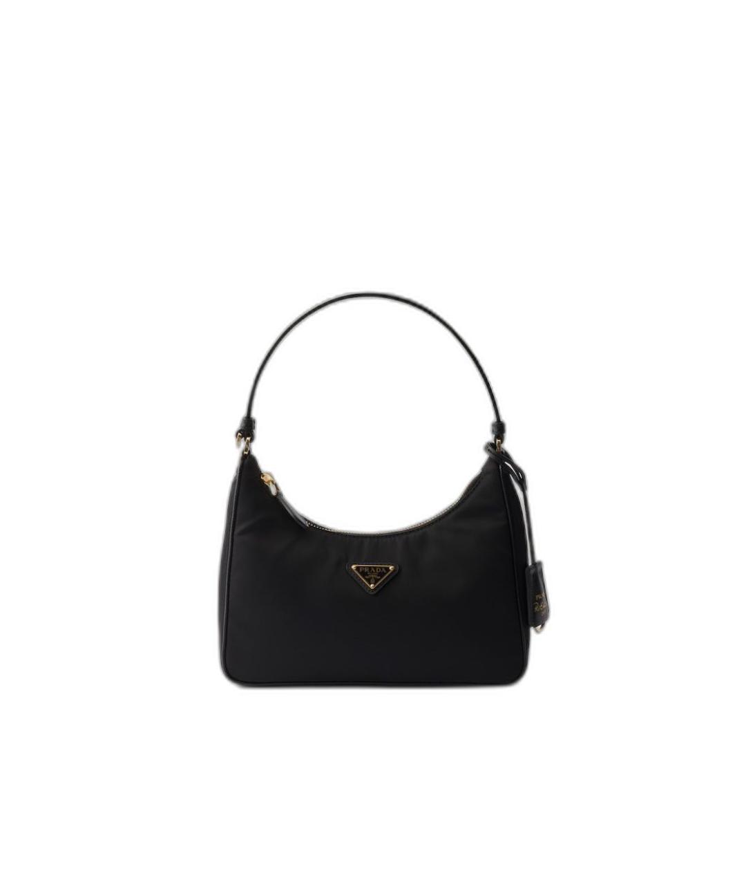 PRADA Черная сумка с короткими ручками, фото 5
