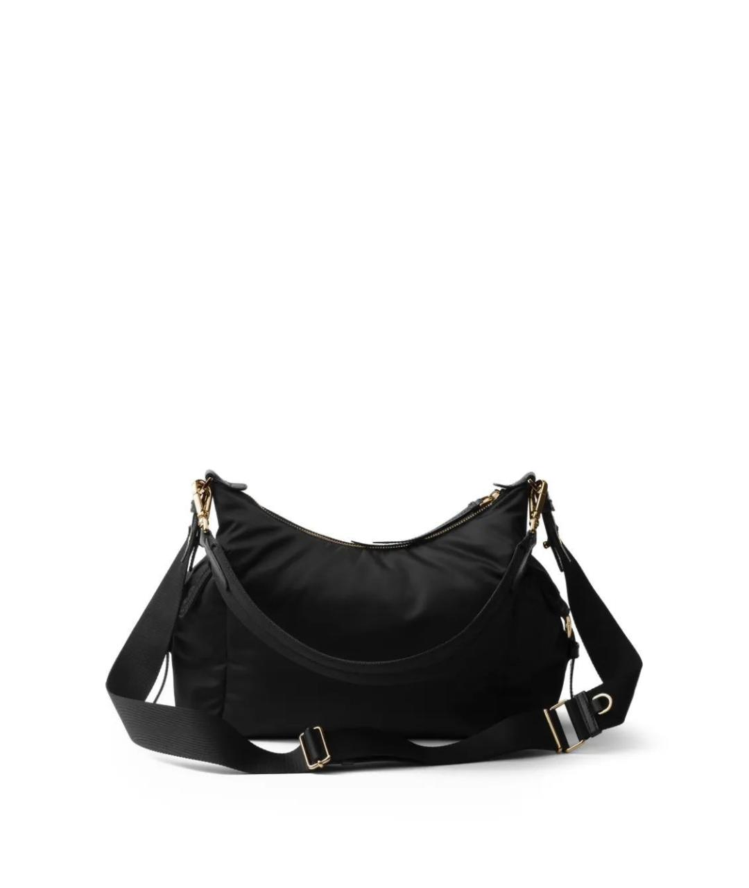 PRADA Черная тканевая сумка через плечо, фото 2