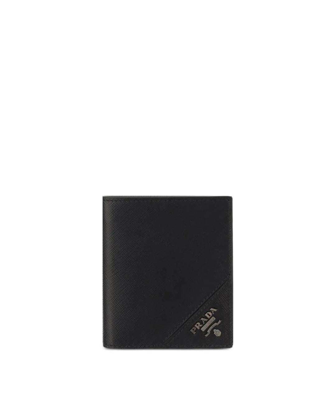 PRADA Черный кожаный кошелек, фото 1