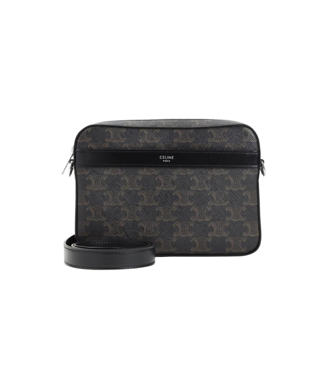 CELINE Черная сумка на плечо, фото 1